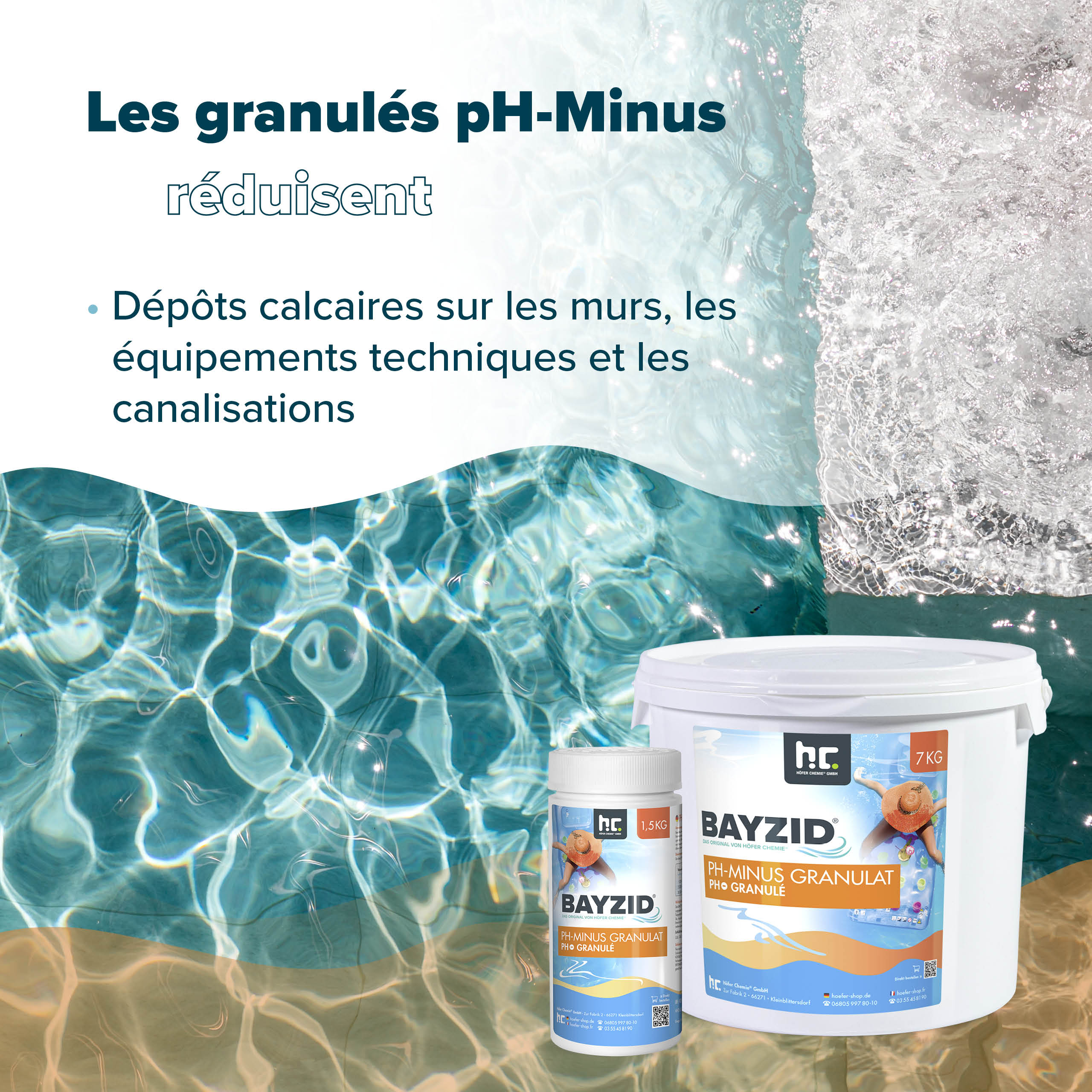 1,5 kg BAYZID® pH Minus Granulat für den Pool - Image 12