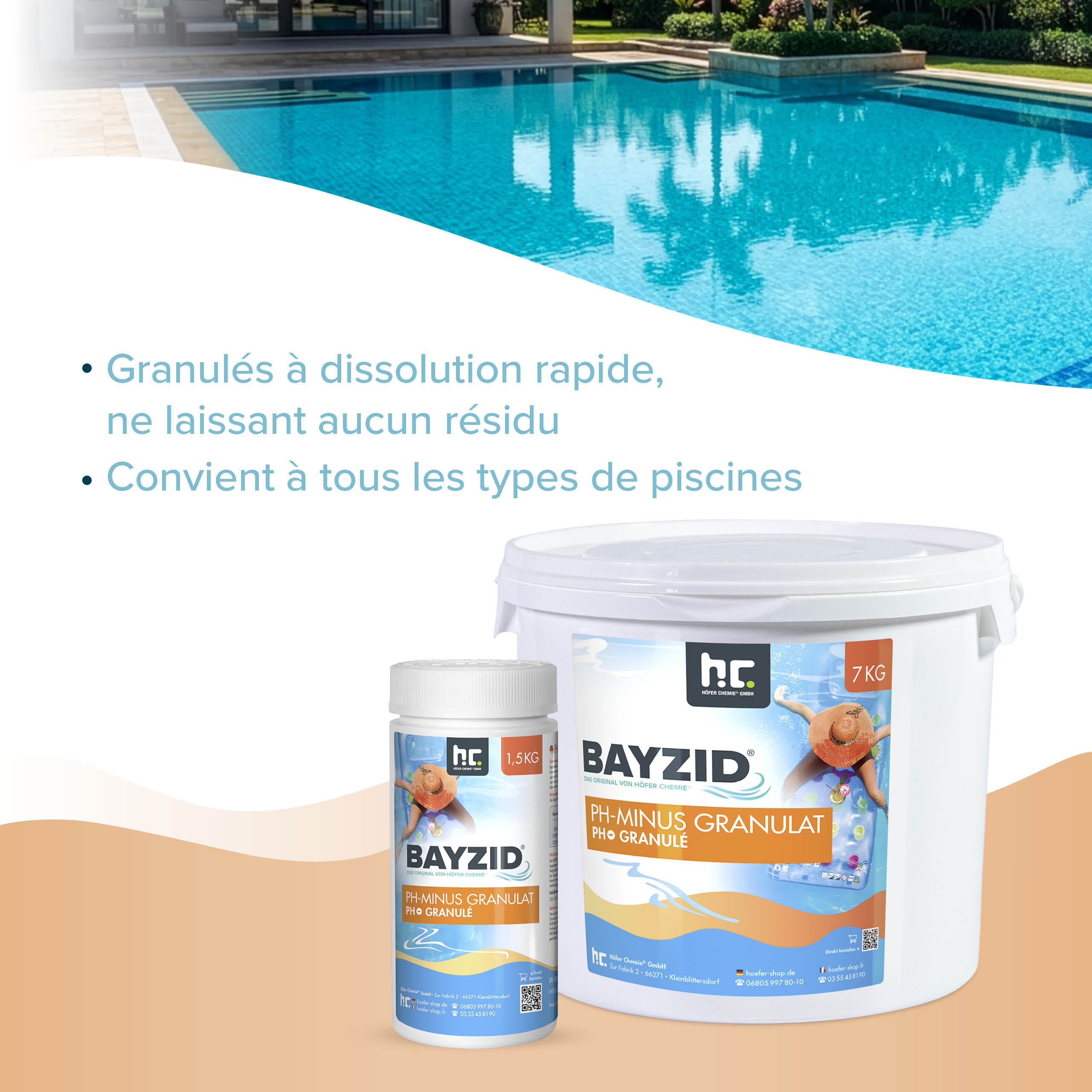 1,5 kg BAYZID® pH Minus Granulat für den Pool - Image 13