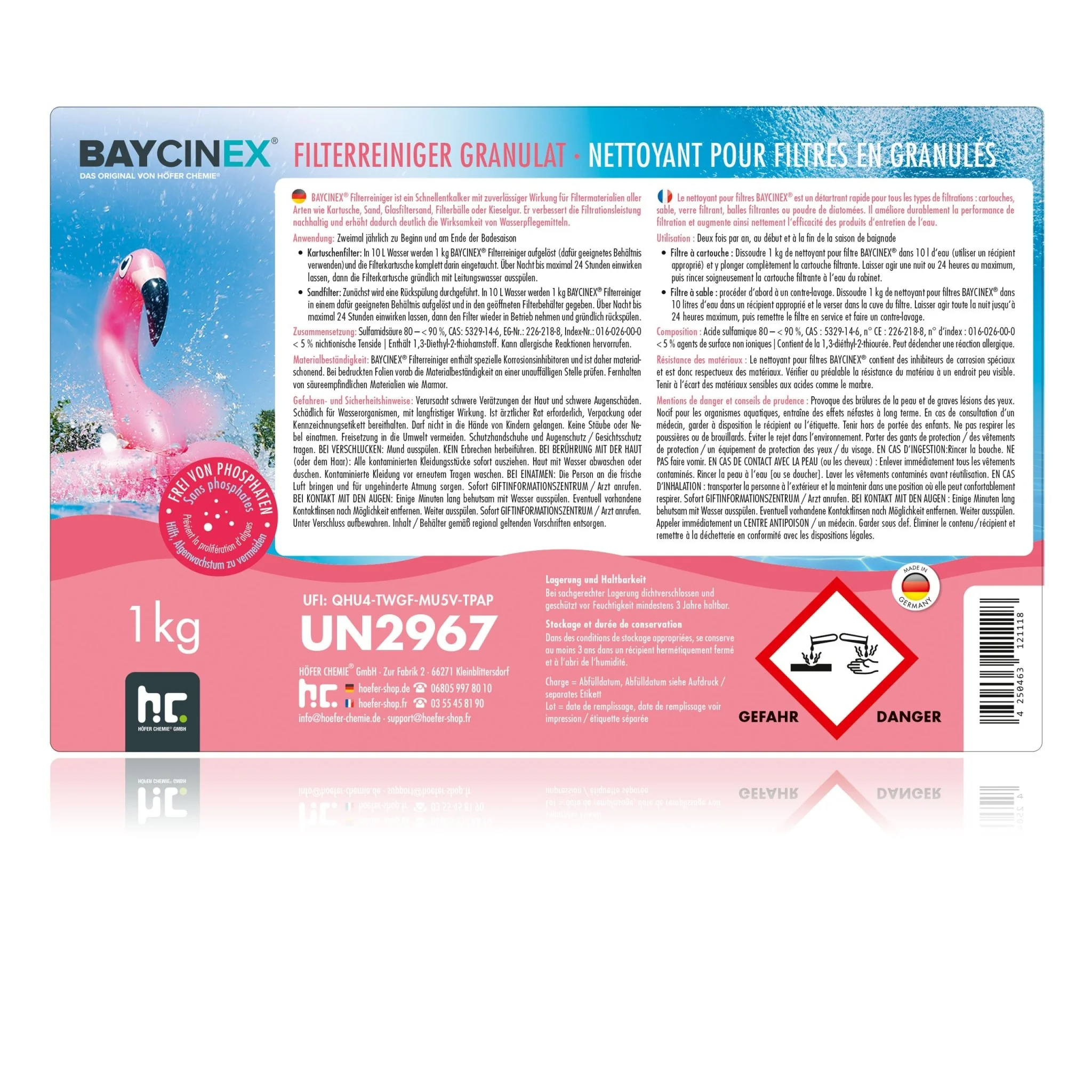 1 kg BAYCINEX® Filterreiniger Granulat - Image 6