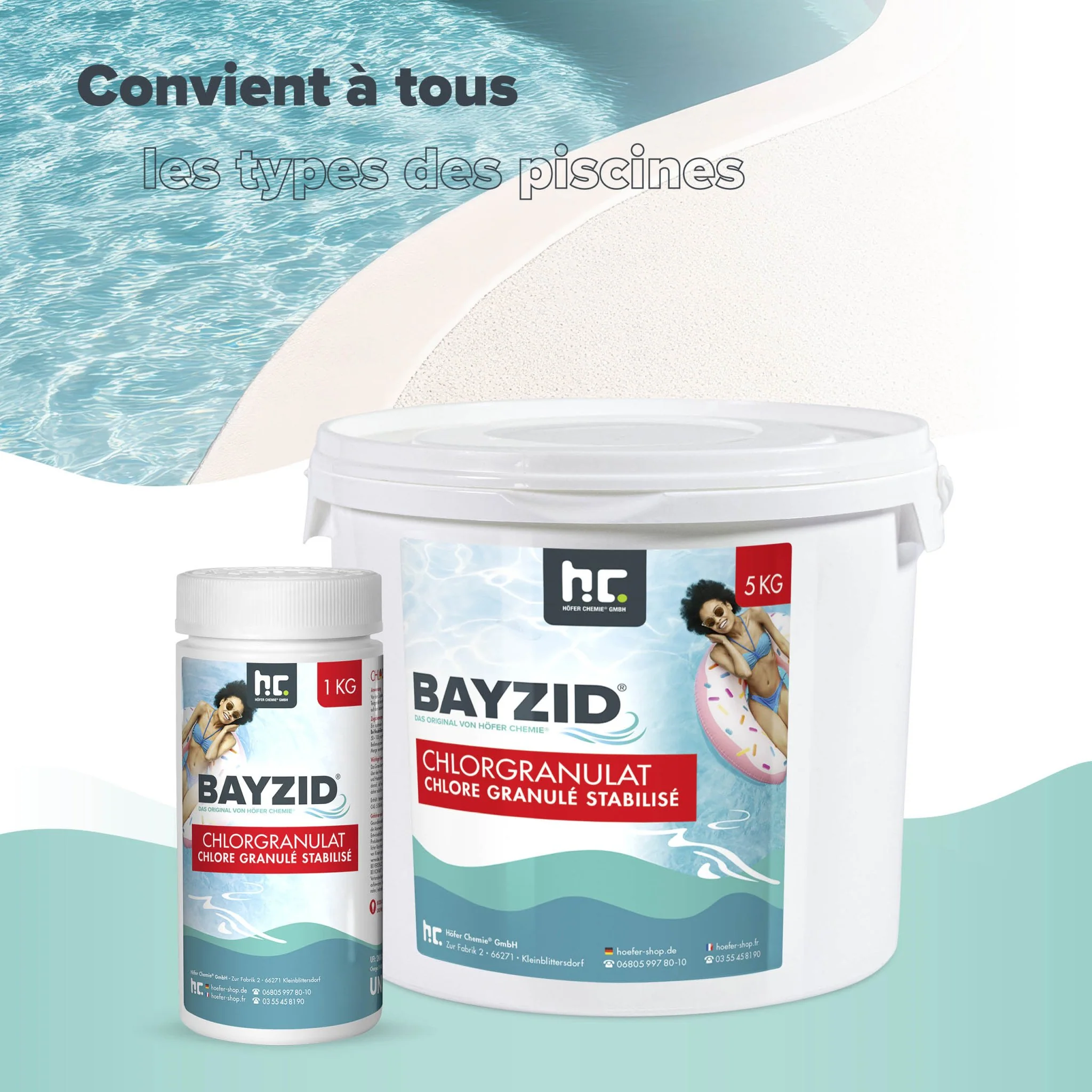 1 kg BAYZID® Chlorgranulat für Pools - Image 10
