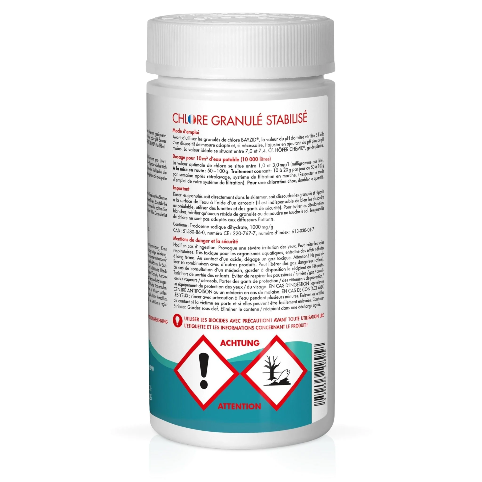 1 kg BAYZID® Chlorgranulat für Pools - Image 12