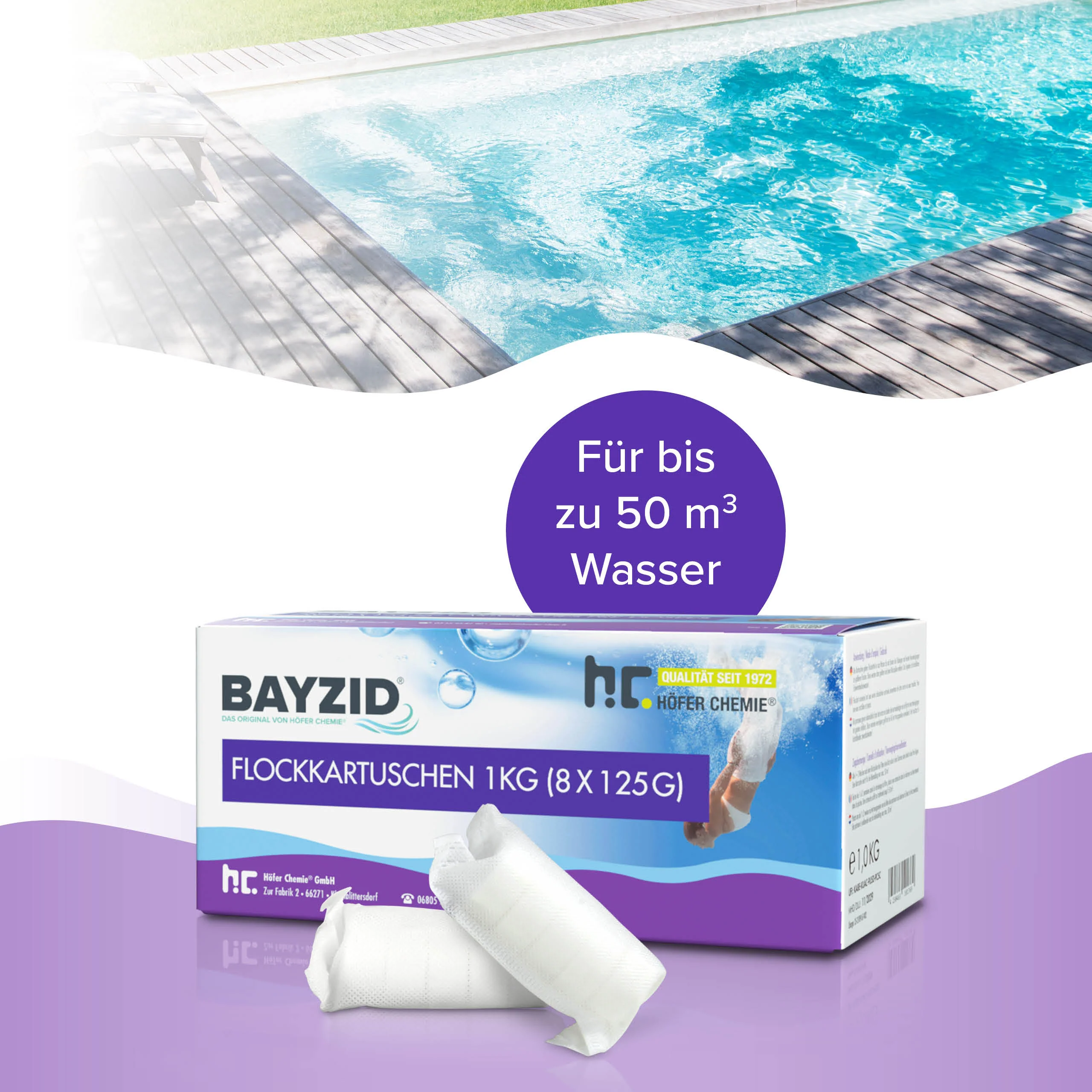 1 kg BAYZID® Flockkartusche für Pools - Image 5