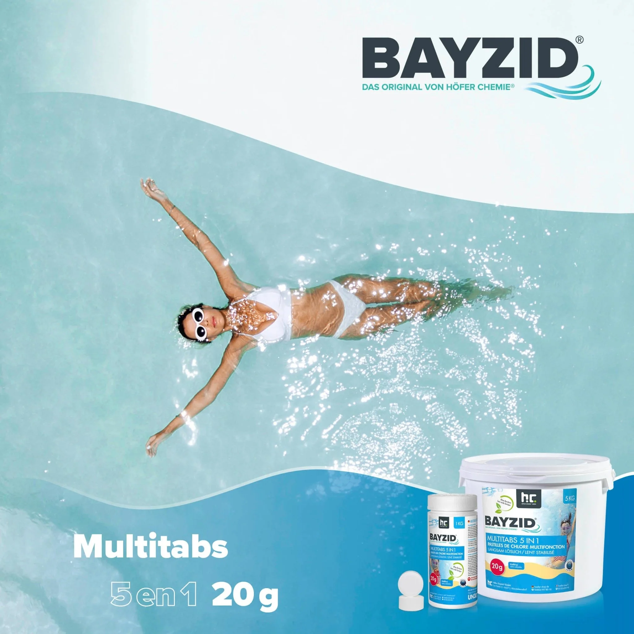 1 kg BAYZID® Multitabs 20g 5in1 für Pools - Image 8