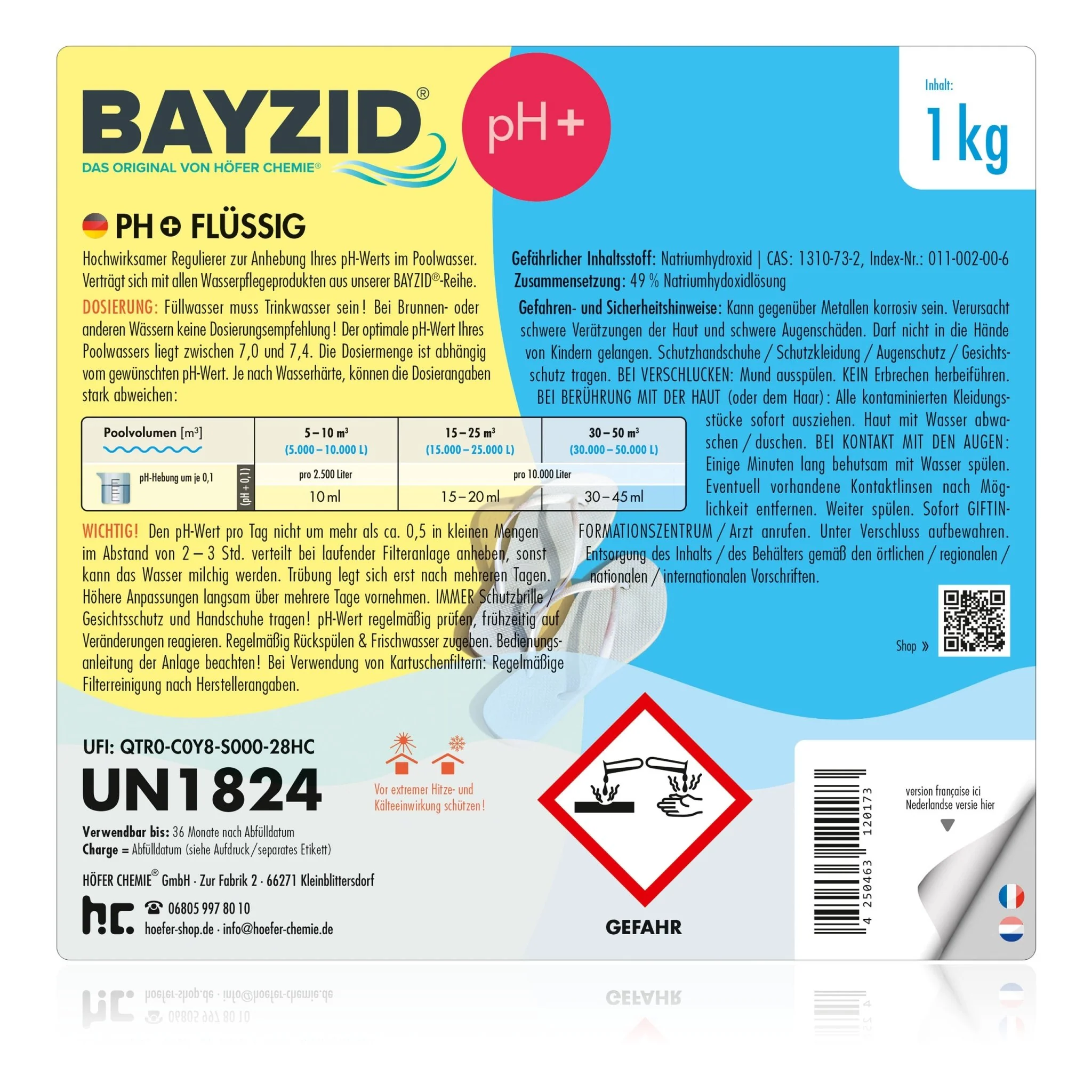 1 kg BAYZID® pH Heber flüssig - Image 13