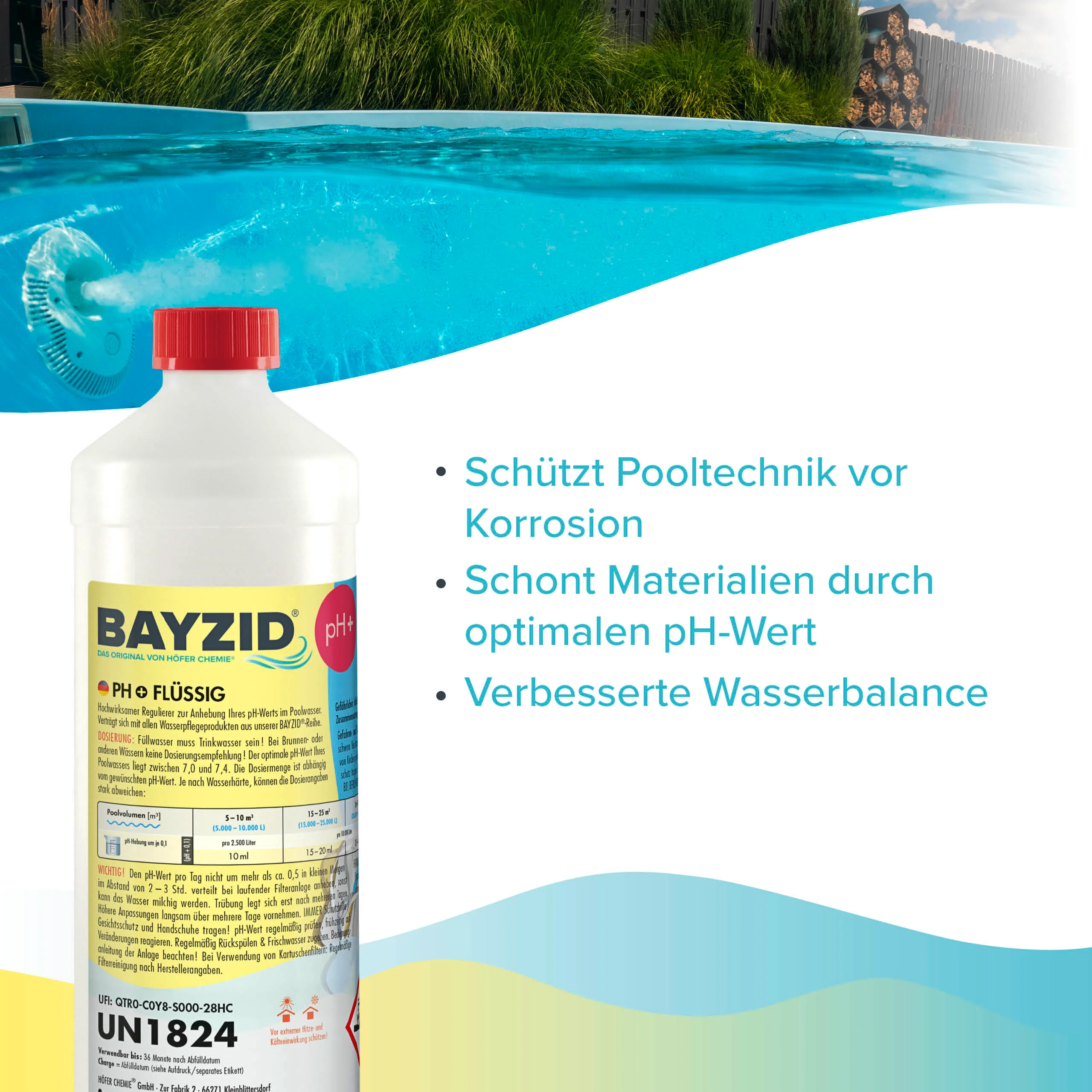 1 kg BAYZID® pH Heber flüssig - Image 5