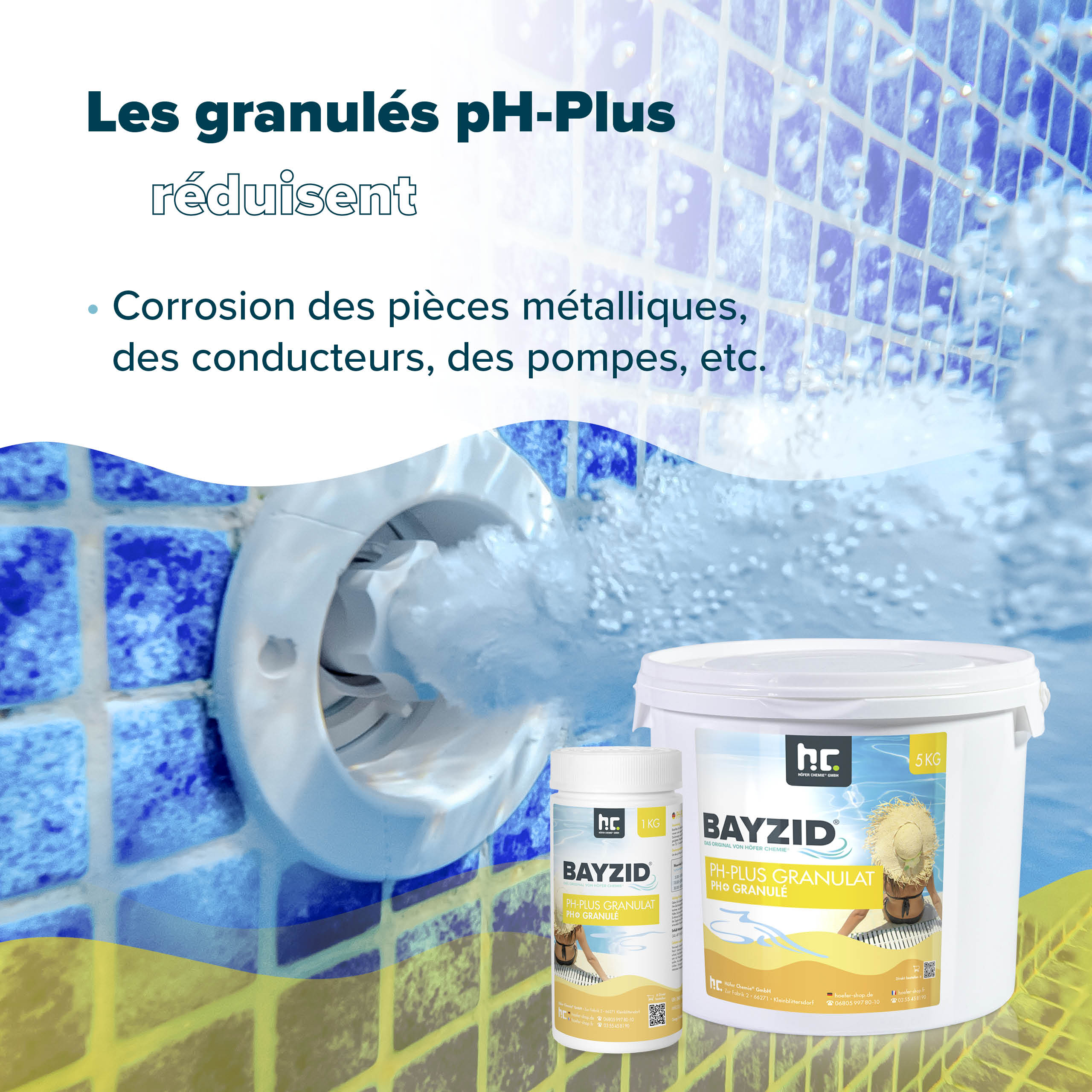 1 kg BAYZID® pH Plus Granulat für den Pool - Image 12