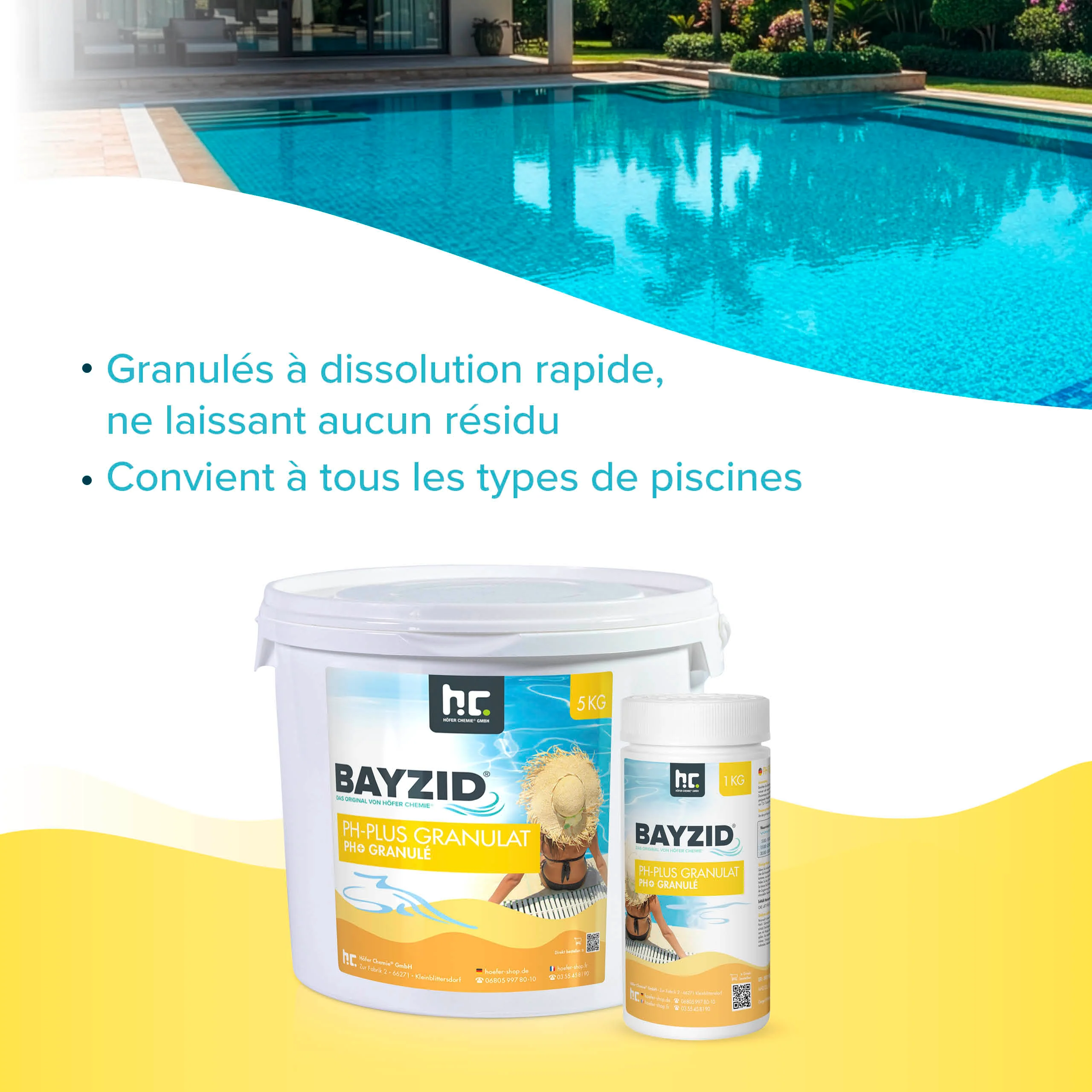 1 kg BAYZID® pH Plus Granulat für den Pool - Image 13
