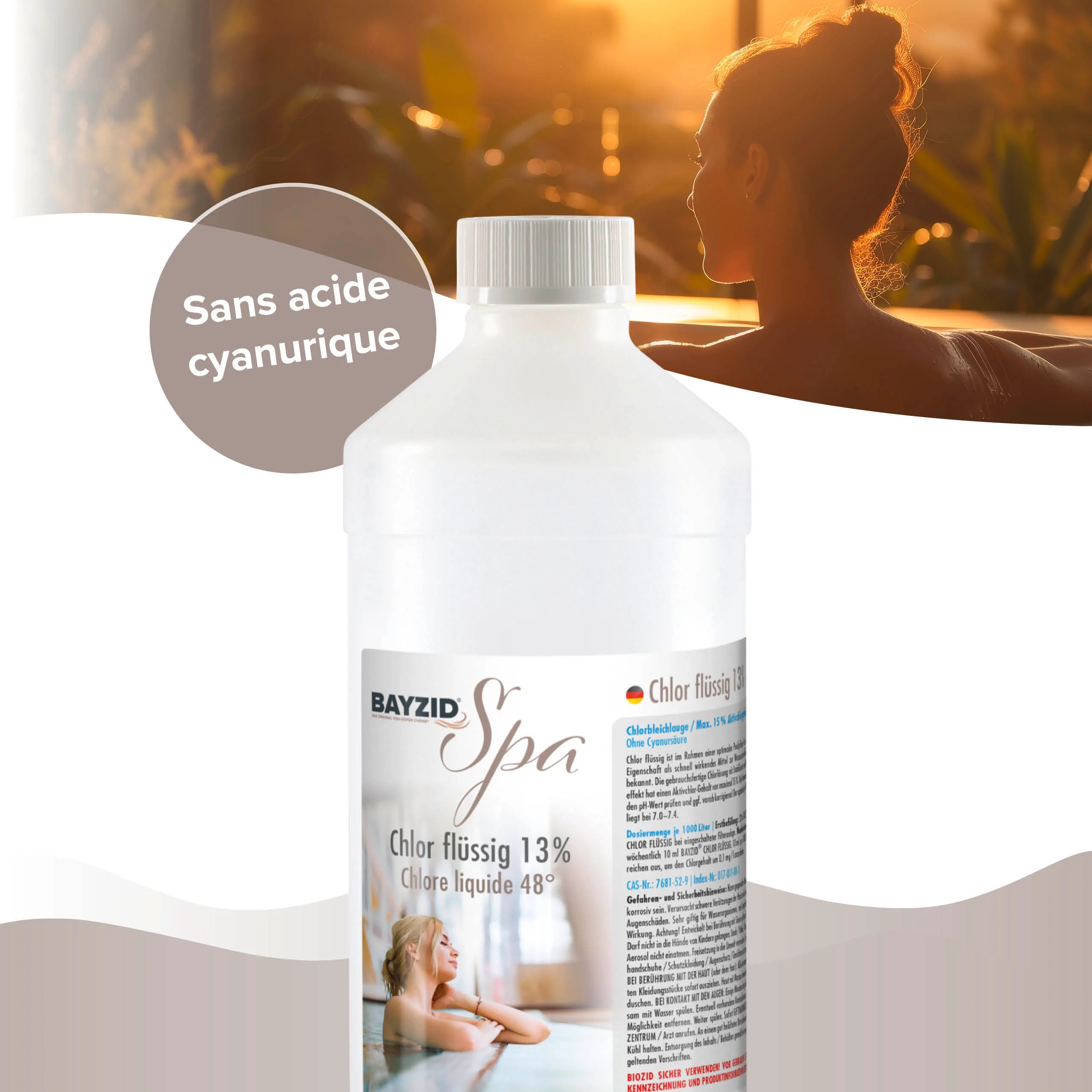 1 kg BAYZID® SPA Chlor flüssig für Whirlpools & Planschbecken - Image 11