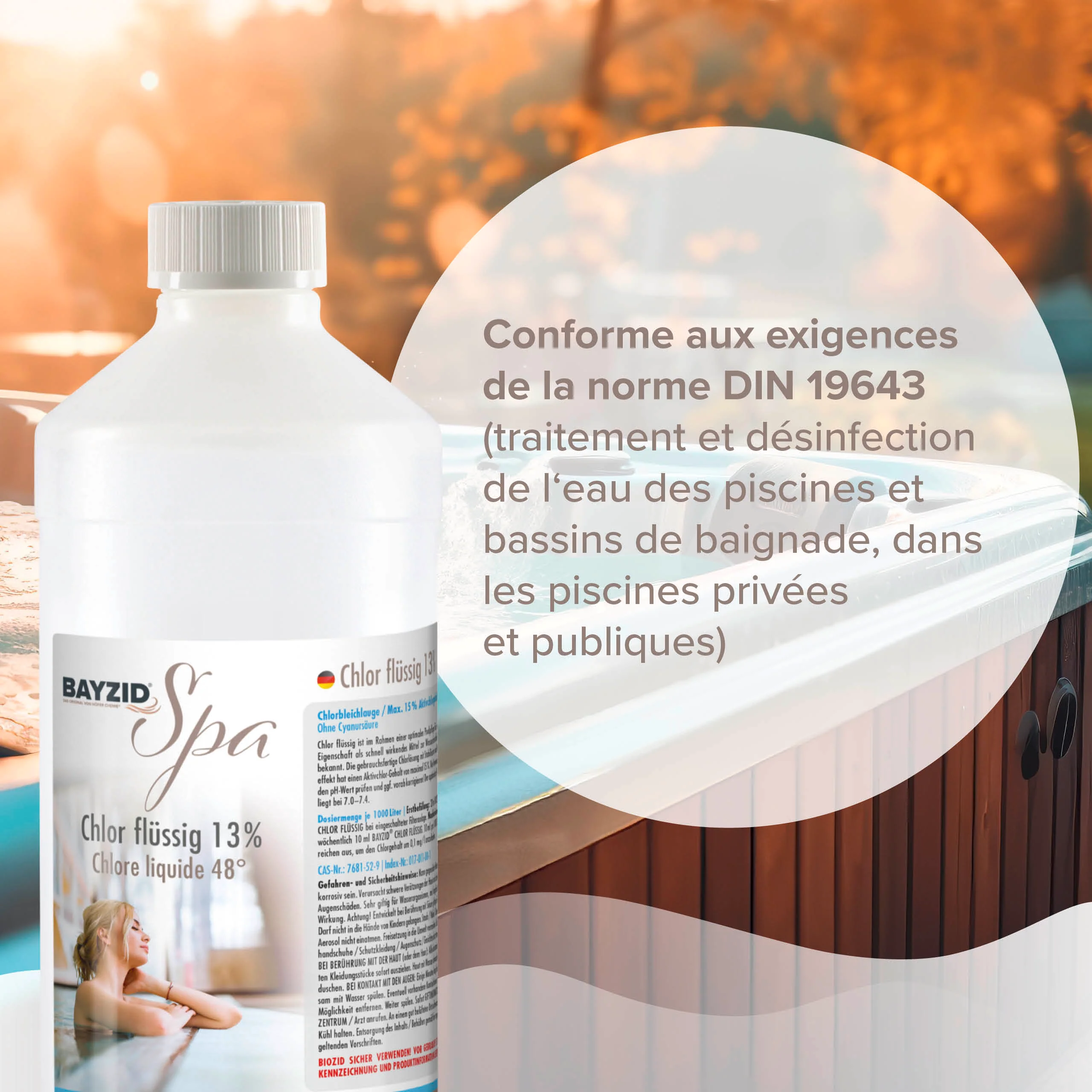1 kg BAYZID® SPA Chlor flüssig für Whirlpools & Planschbecken - Image 12