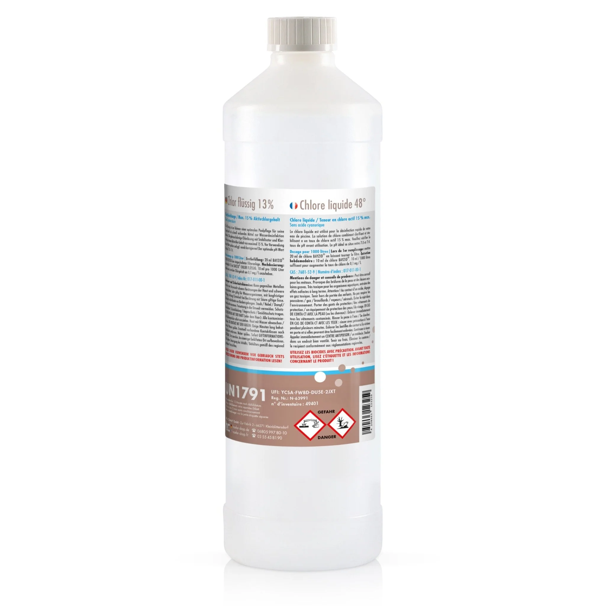 1 kg BAYZID® SPA Chlor flüssig für Whirlpools & Planschbecken - Image 14