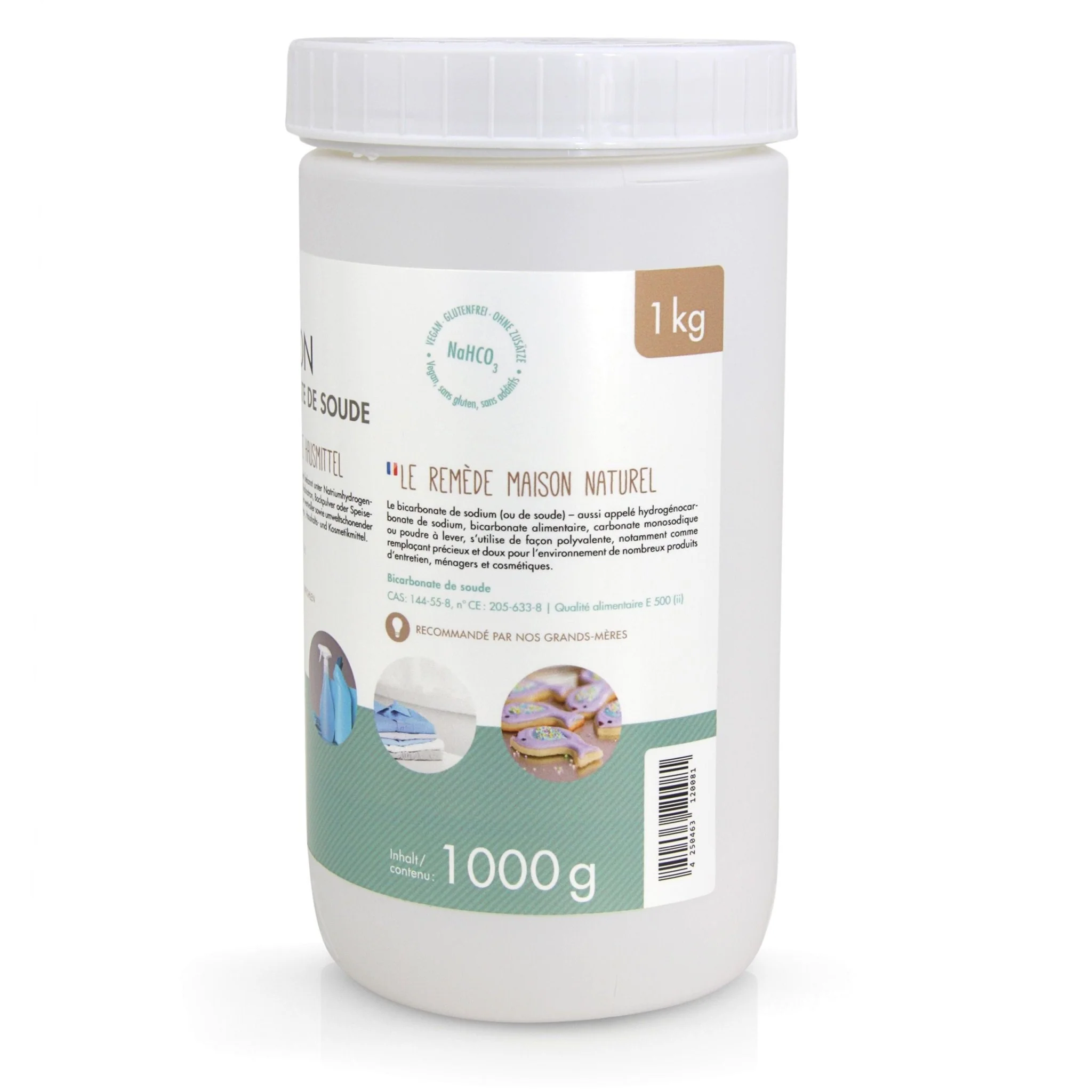1 kg Höfer Chemie® Natron Backsoda Natriumhydrogencarbonat in Lebensmittelqualität - Image 11