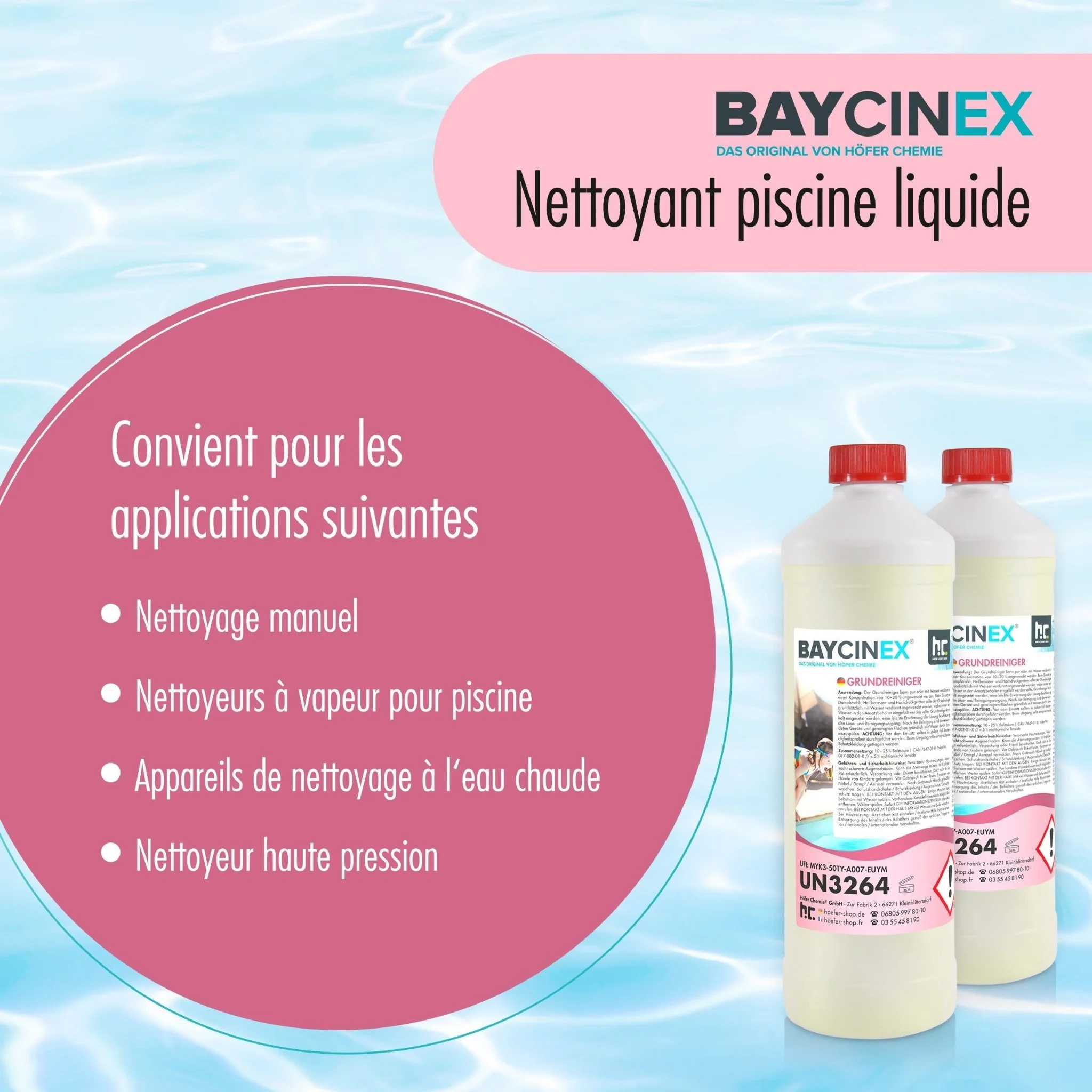 1 L BAYCINEX® Grundreiniger für Pools - Image 5