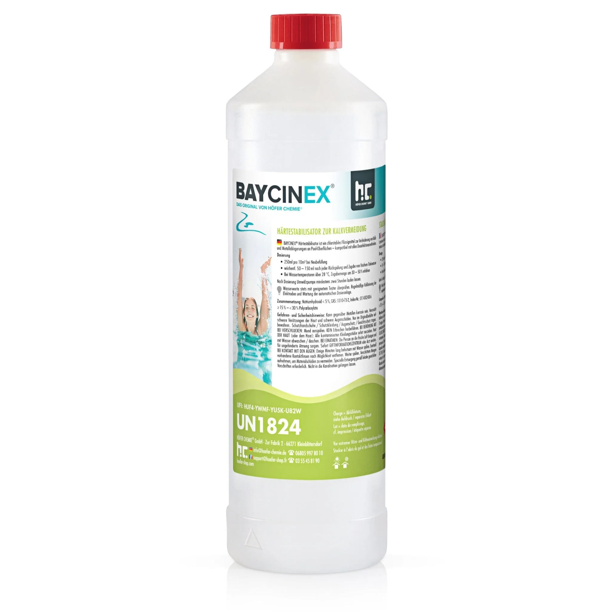 1 L BAYCINEX® Härtestabilisator zur Kalkvermeidung in Flaschen - Image 3