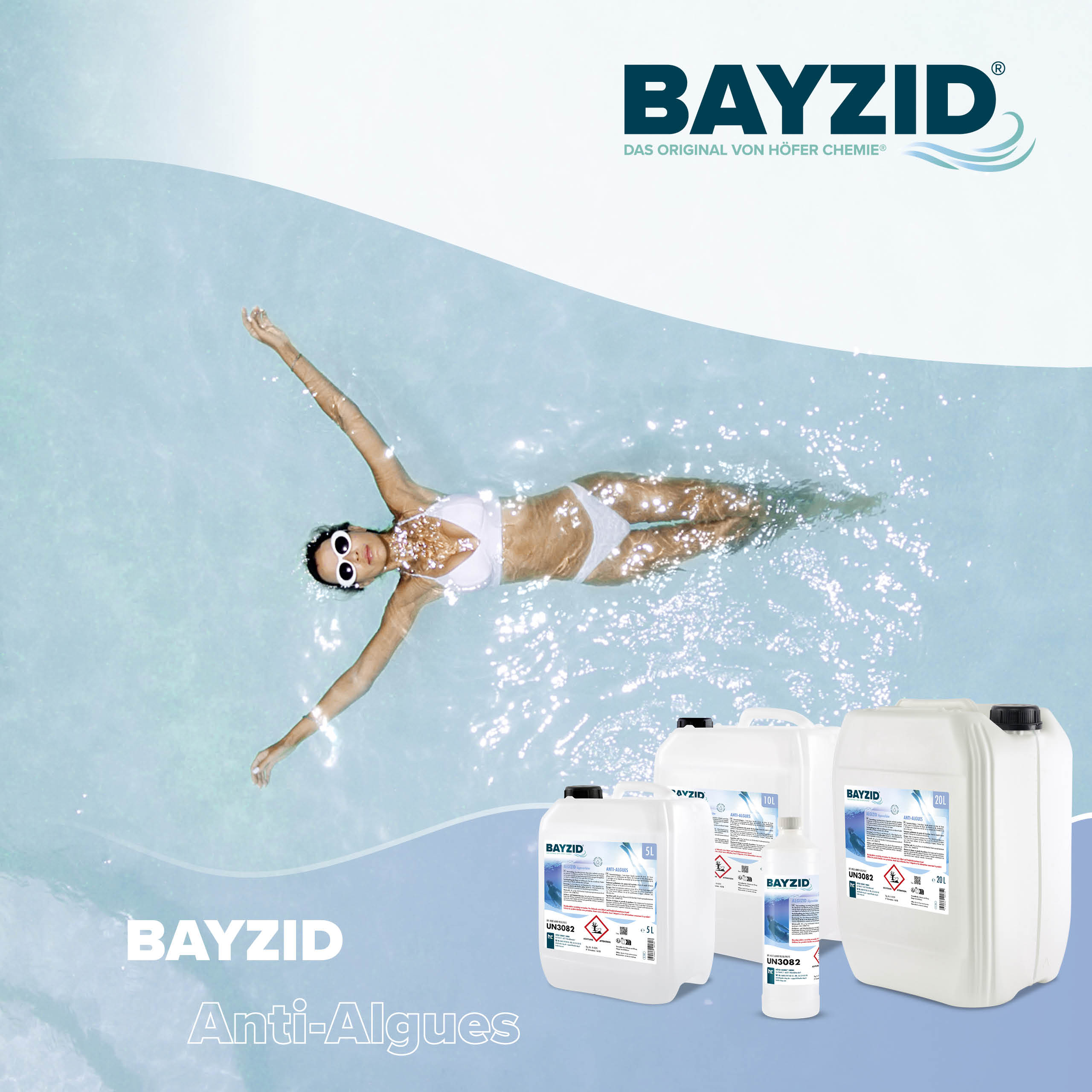 1 L BAYZID® Algizid Algenverhütung für Pools in Flaschen - Image 6