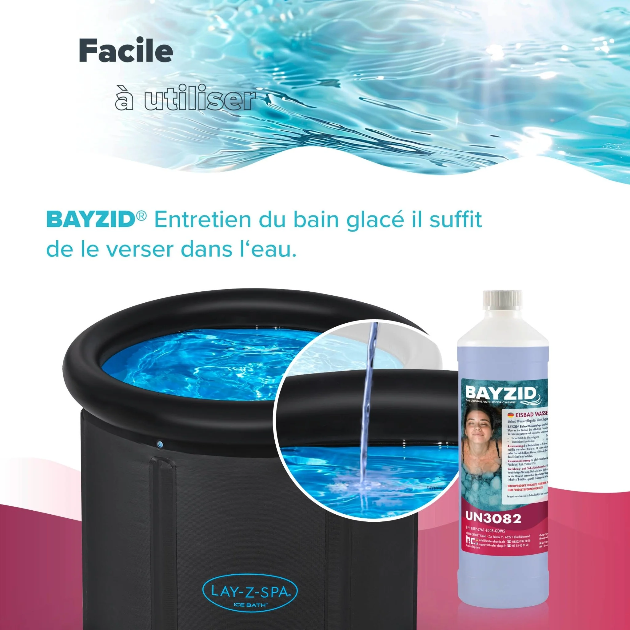 1 L BAYZID® Eisbad Wasserpflege Chlorfrei - Image 14