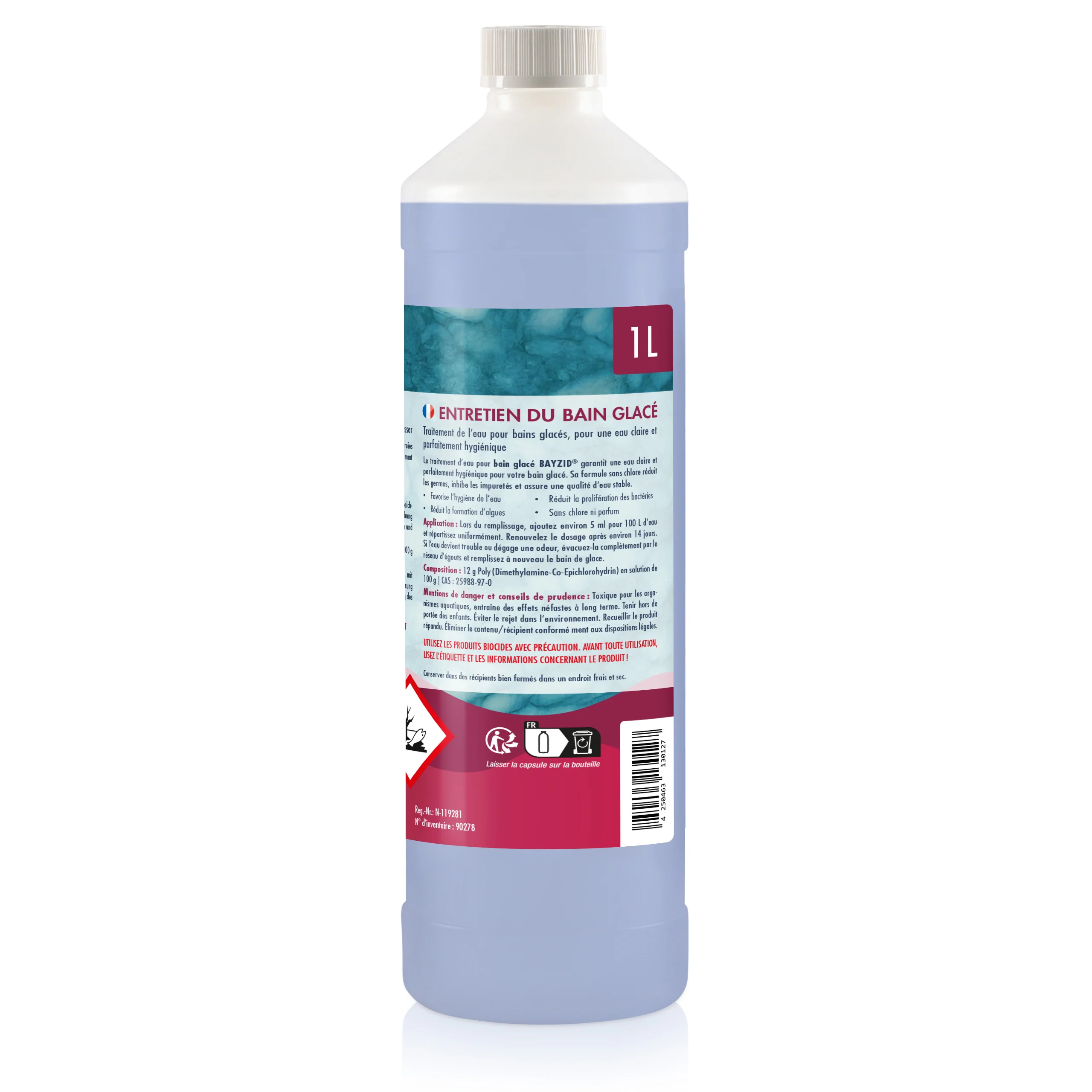 1 L BAYZID® Eisbad Wasserpflege Chlorfrei - Image 3