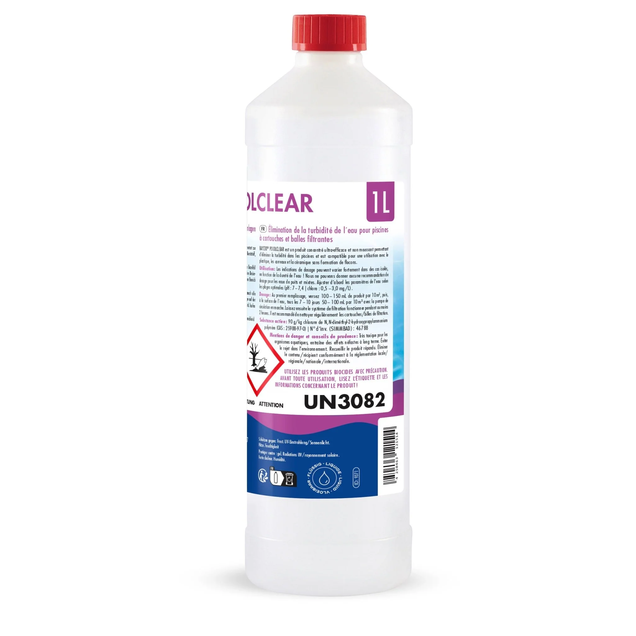 1 L BAYZID® Poolclear - Trübungsbeseitigung für Pool-Filter mit Kartuschen & Filterballs - Image 12
