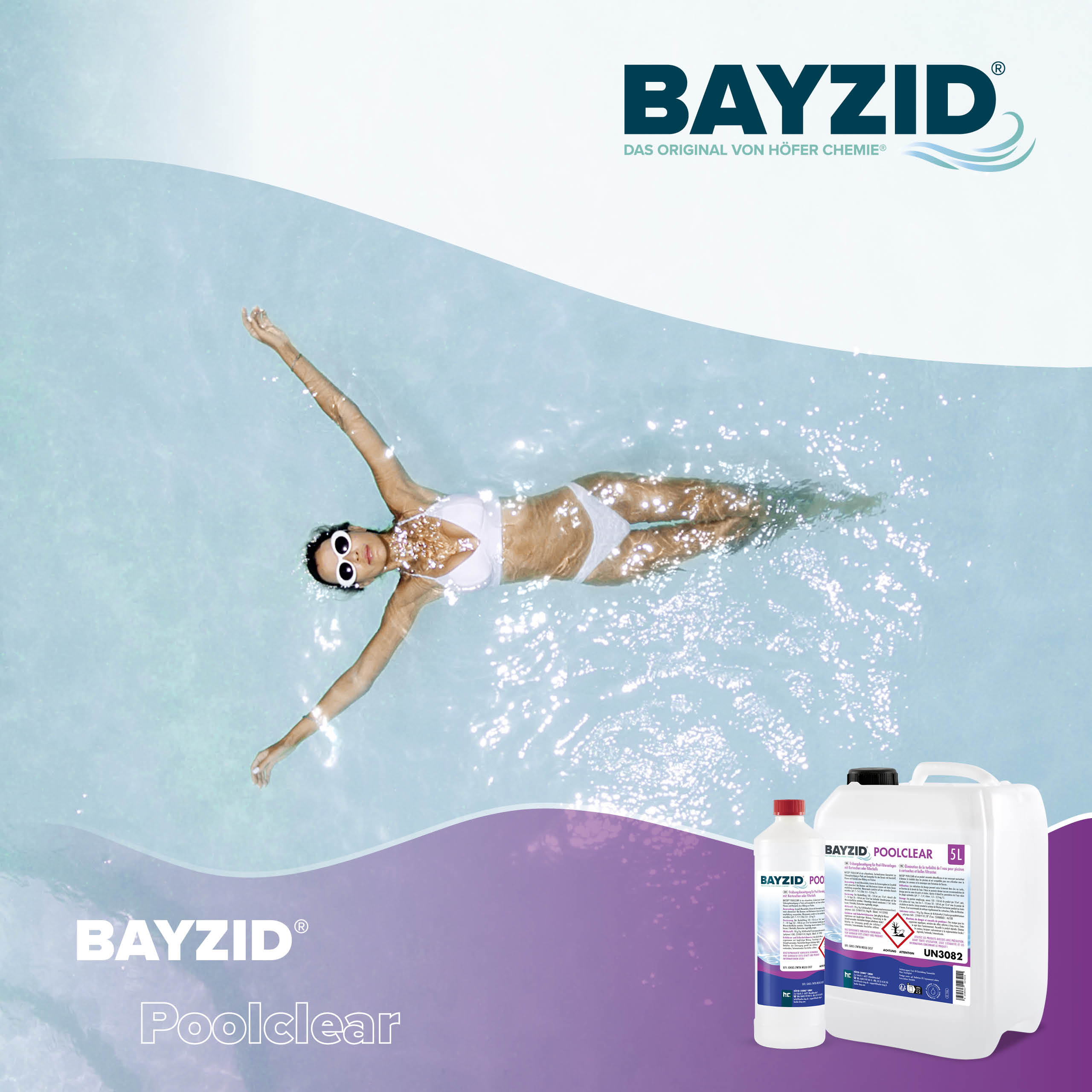 1 L BAYZID® Poolclear - Trübungsbeseitigung für Pool-Filter mit Kartuschen & Filterballs - Image 2