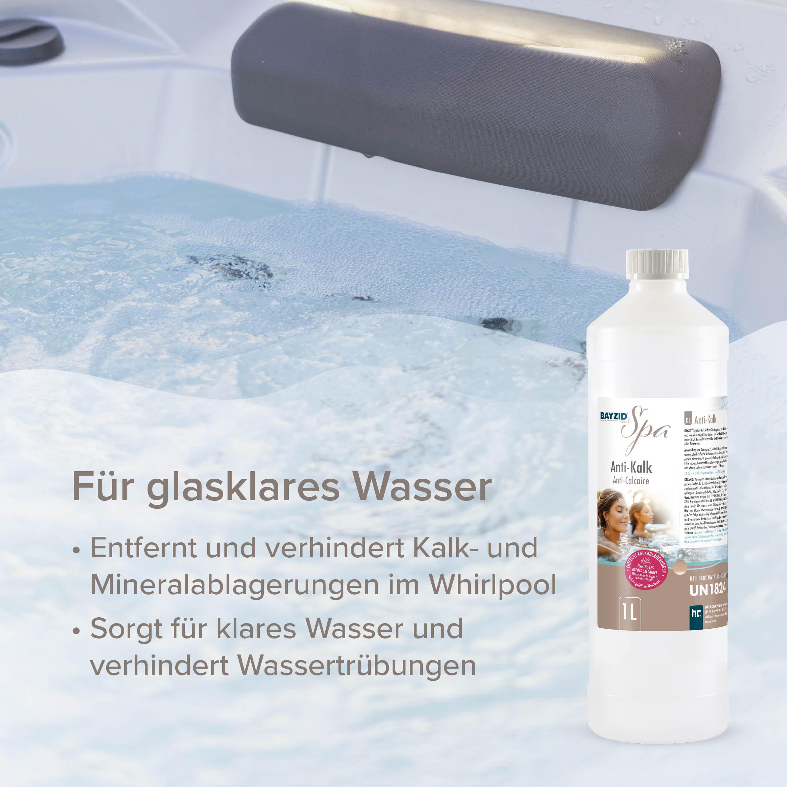 1 L BAYZID® SPA Anti-Kalk für Whirlpools - Image 4