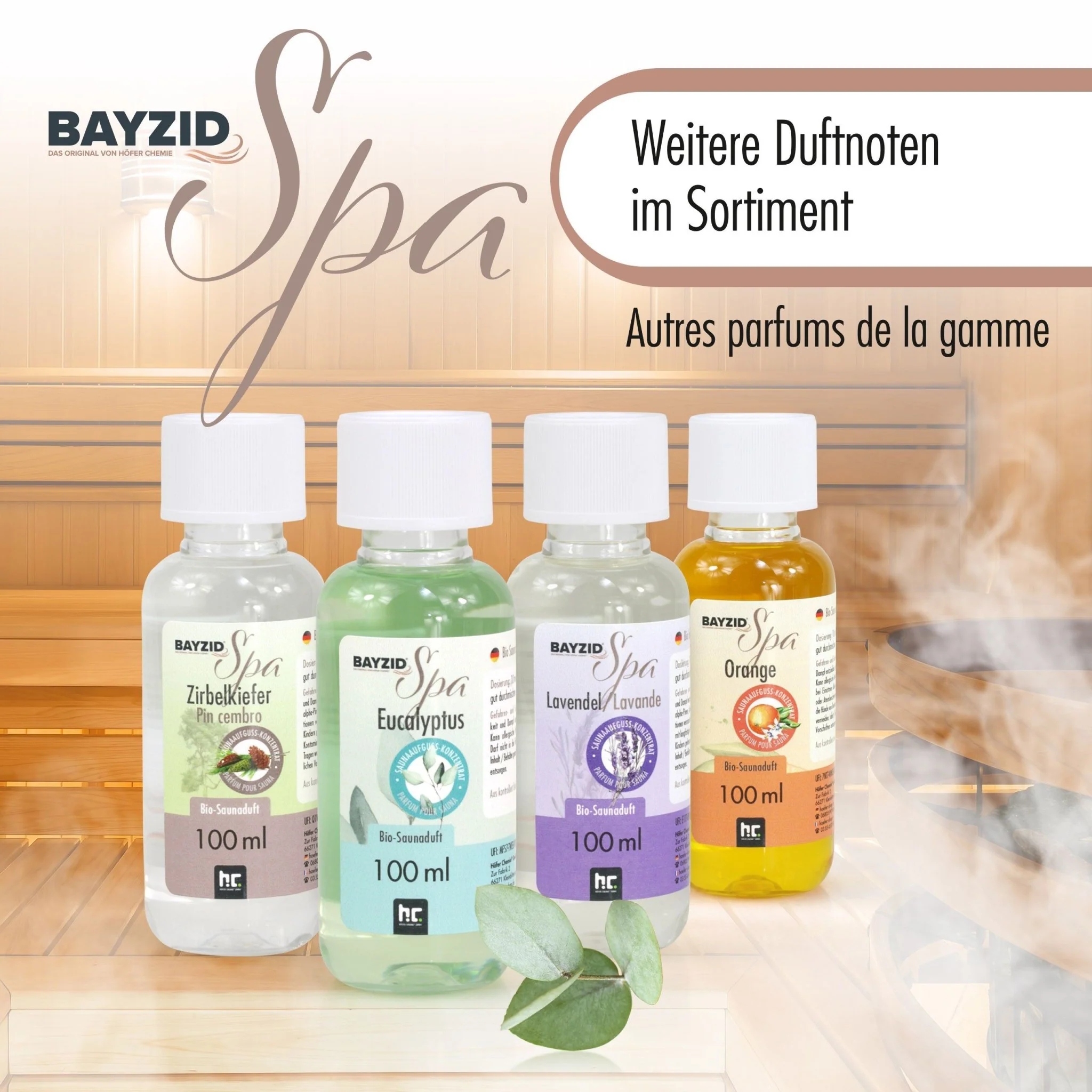 1 L BAYZID® SPA Saunaaufguss Minze - Image 4