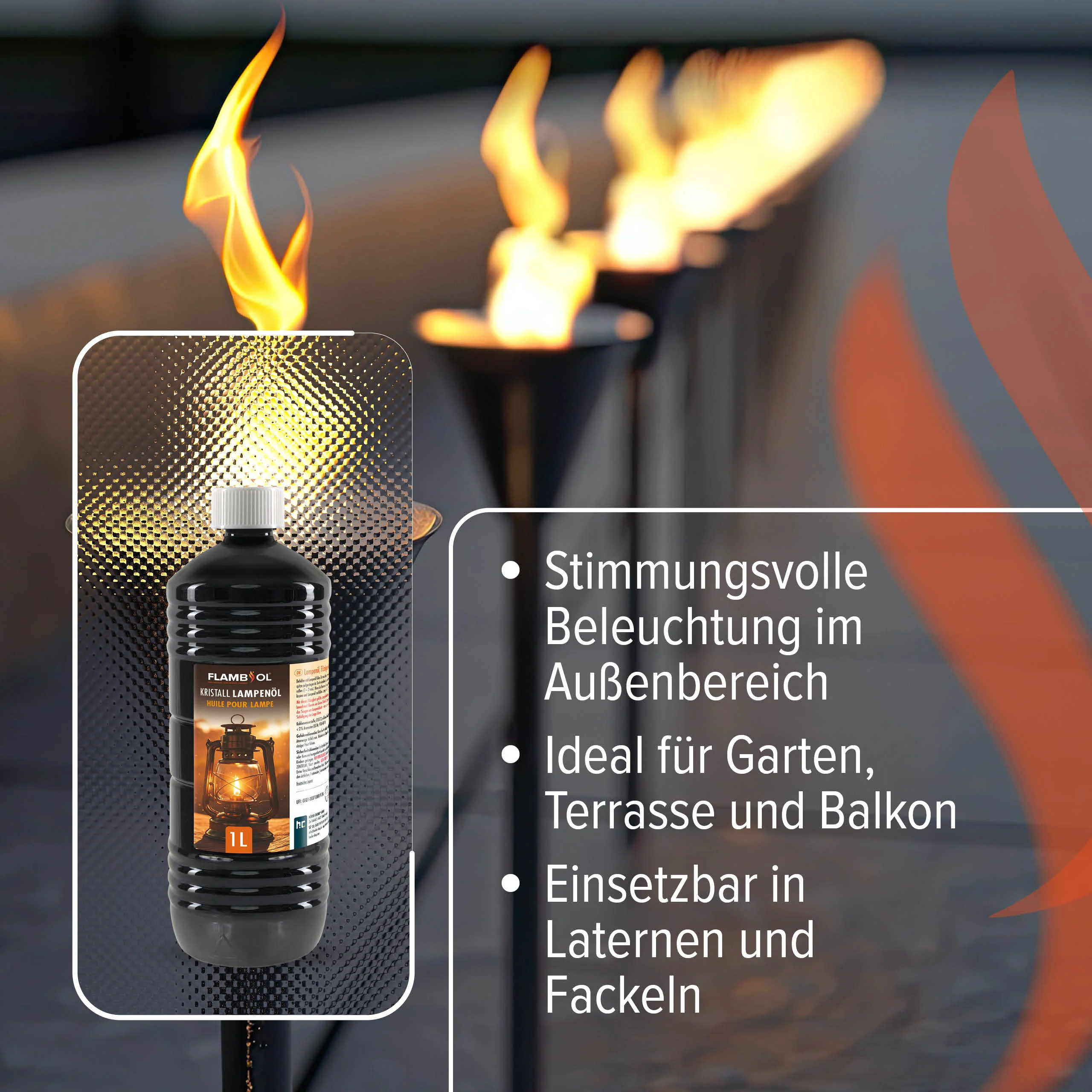 1 L FLAMBIOL® Lampenöl Hochrein Kristallklar in Flaschen - Image 14
