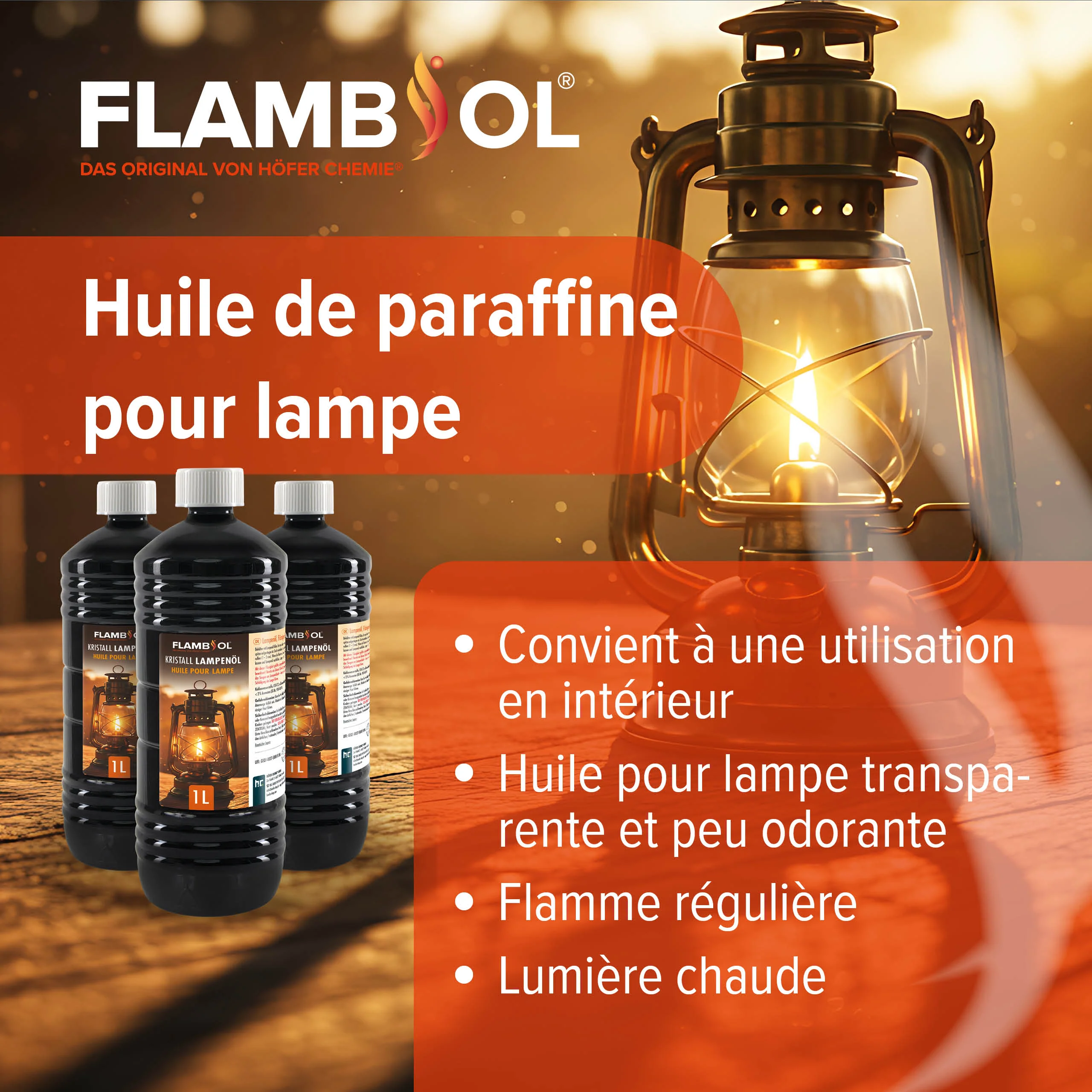 1 L FLAMBIOL® Lampenöl Hochrein Kristallklar in Flaschen - Image 16