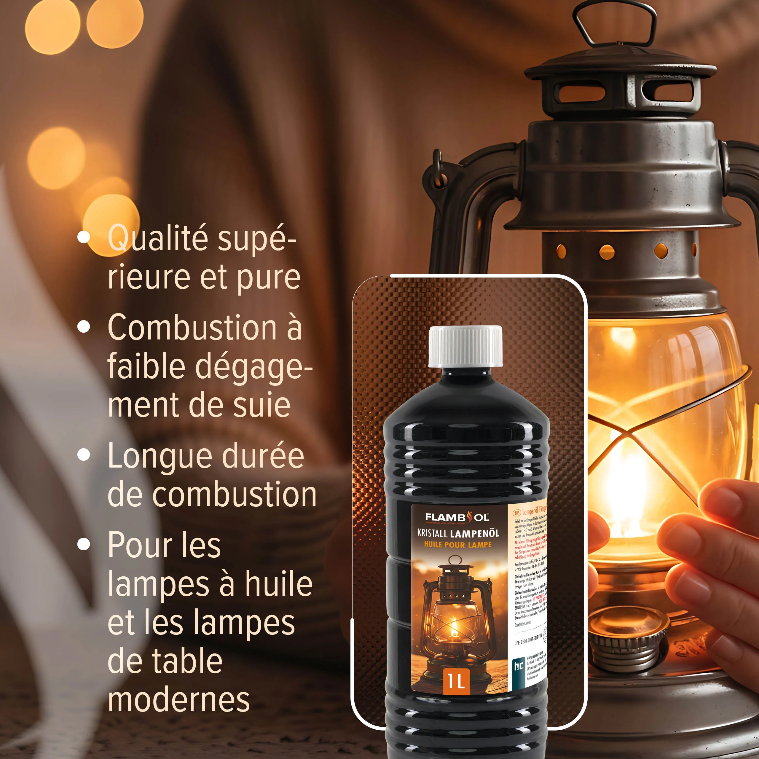 1 L FLAMBIOL® Lampenöl Hochrein Kristallklar in Flaschen - Image 18
