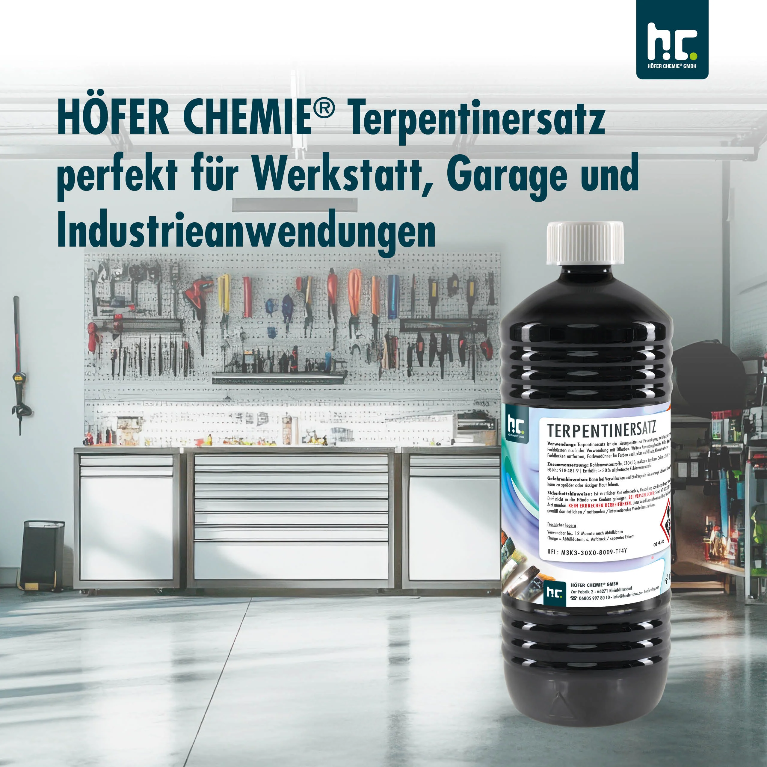 1 L Höfer Chemie® Terpentin-Ersatz in Flaschen - Image 5