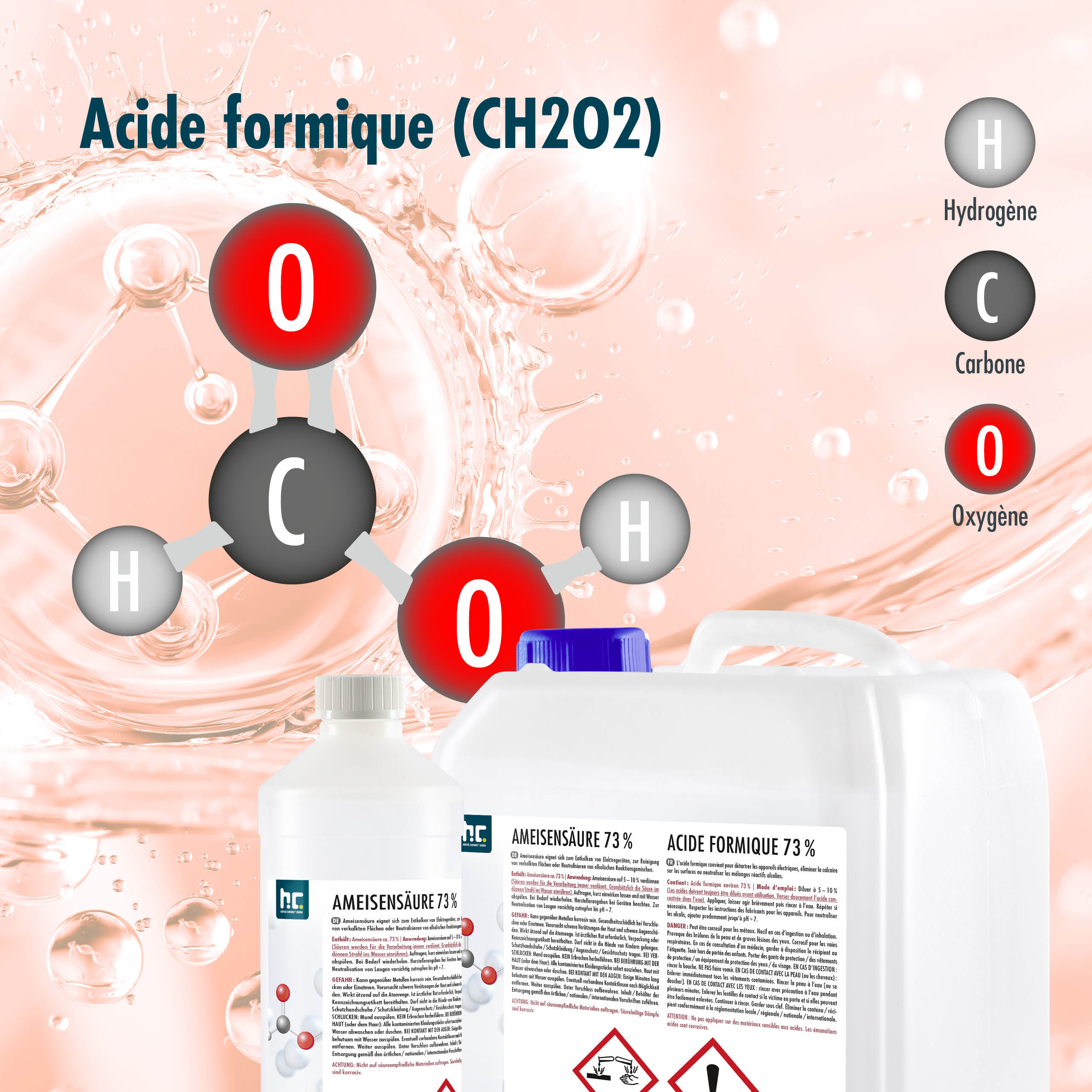 1 L Höfer Chemie® Ameisensäure 73% technische Qualität - Image 10