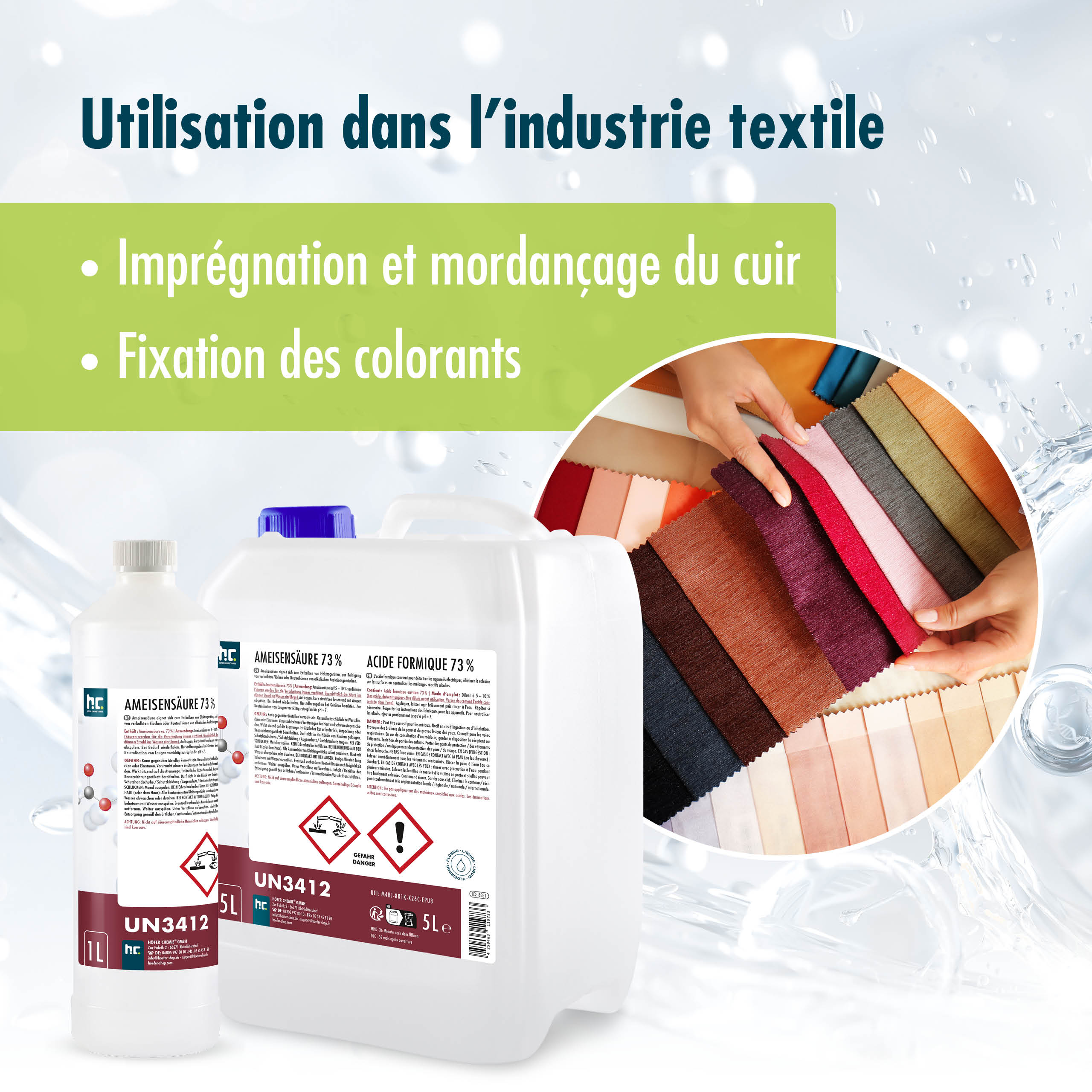 1 L Höfer Chemie® Ameisensäure 73% technische Qualität - Image 9