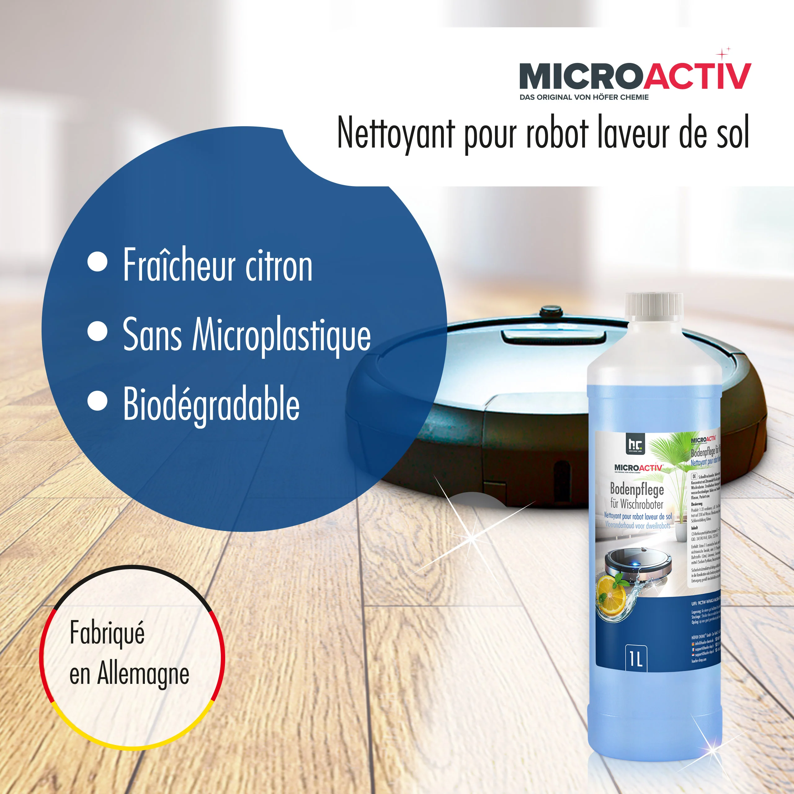 1 L Microactiv® Bodenpflege für Wischroboter - Image 6