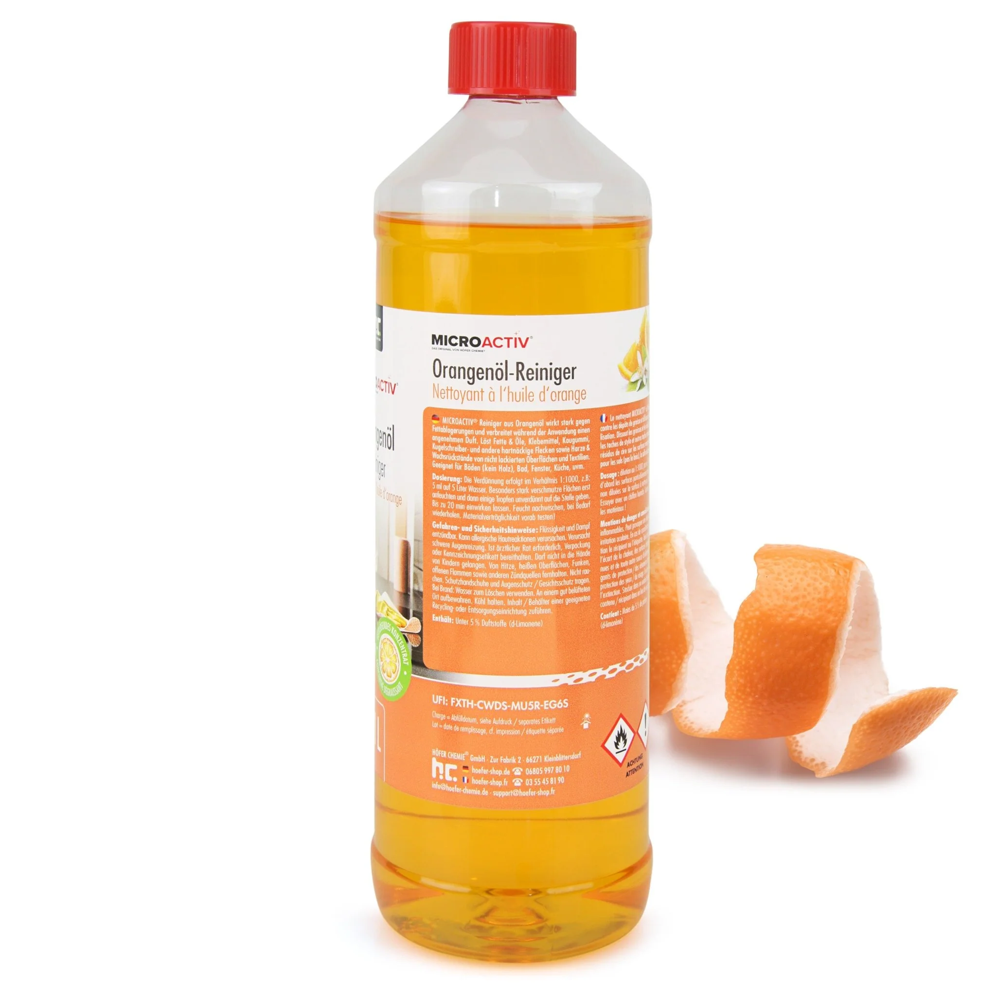 1 L Microactiv® Orangenöl Reiniger Konzentrat - Image 9