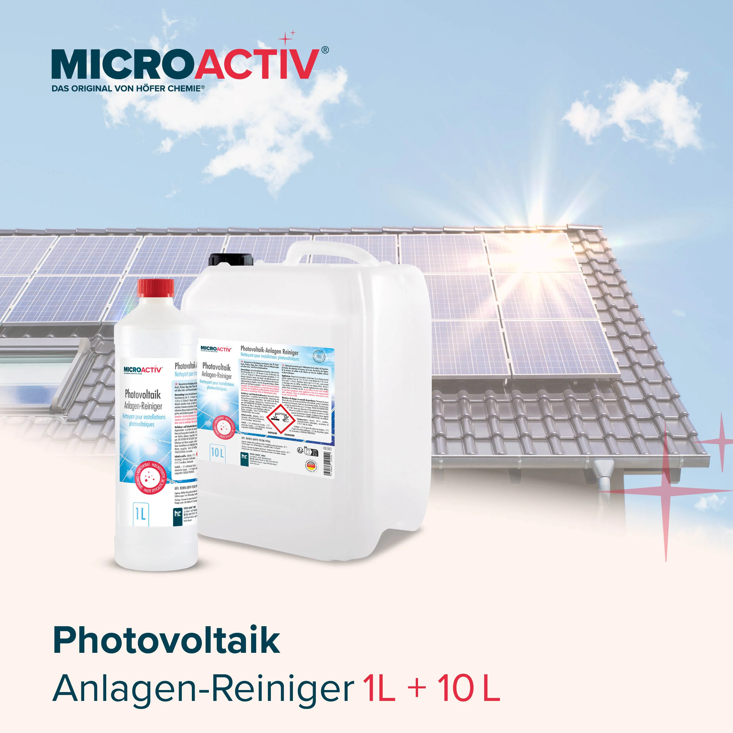1 L MICROACTIV® Photovoltaik Anlagen Reiniger - Image 2
