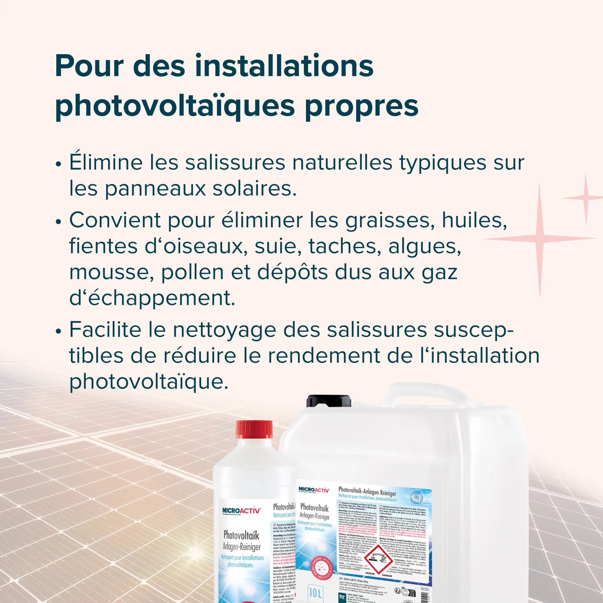 1 L MICROACTIV® Photovoltaik Anlagen Reiniger - Image 7