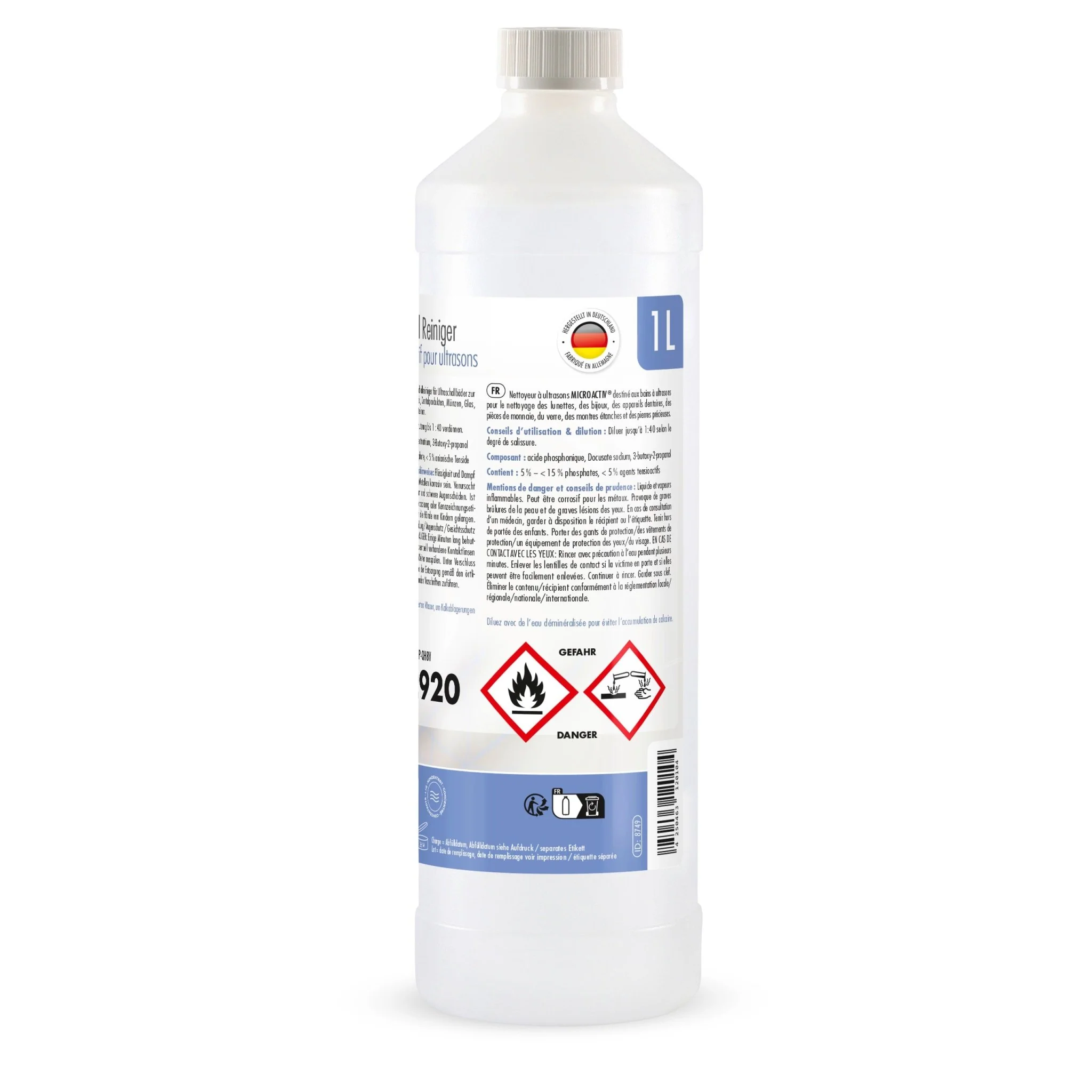 1 L Microactiv® Ultraschallreiniger Flüssig-Konzentrat für Ultraschallbad - Image 15