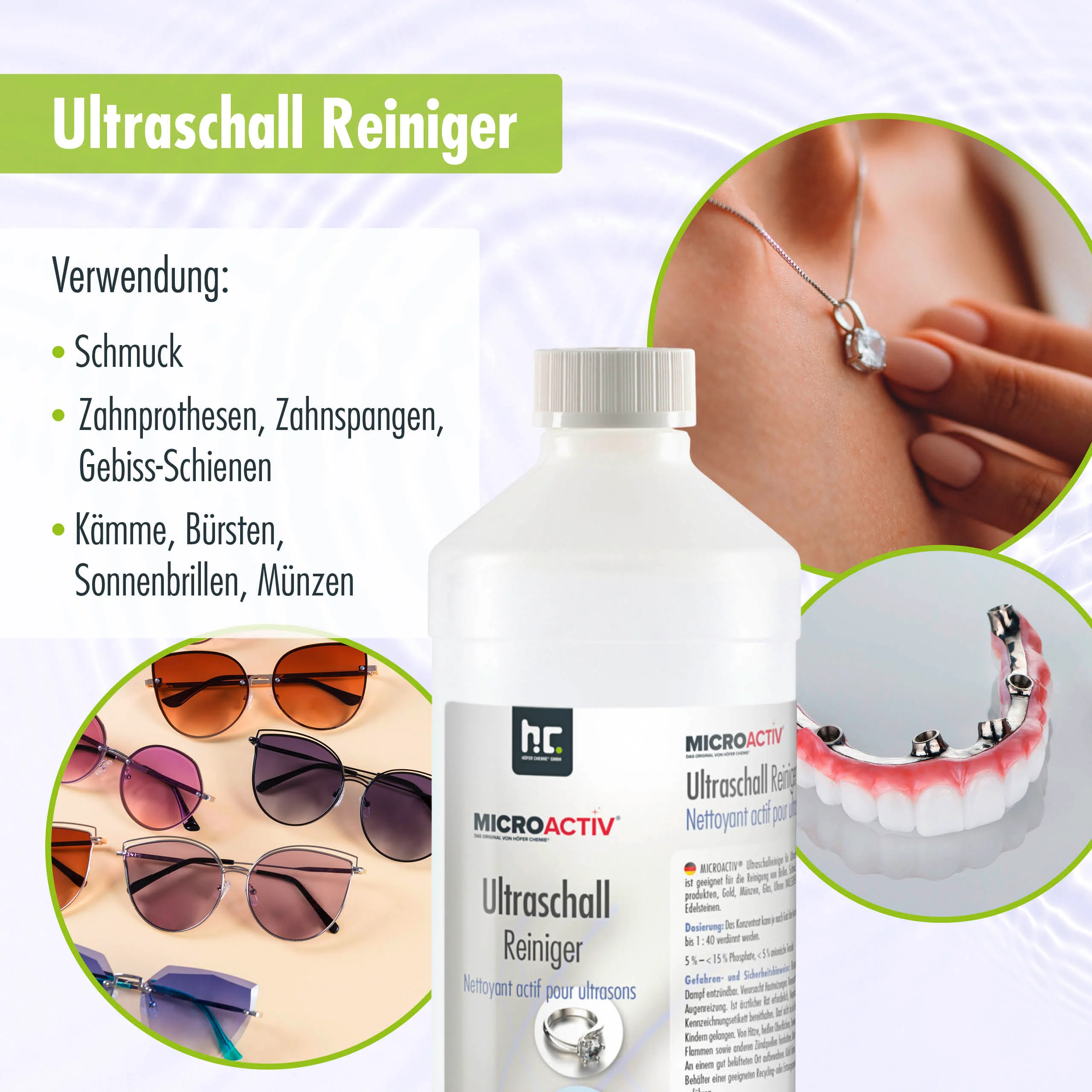 1 L Microactiv® Ultraschallreiniger Flüssig-Konzentrat für Ultraschallbad - Image 20