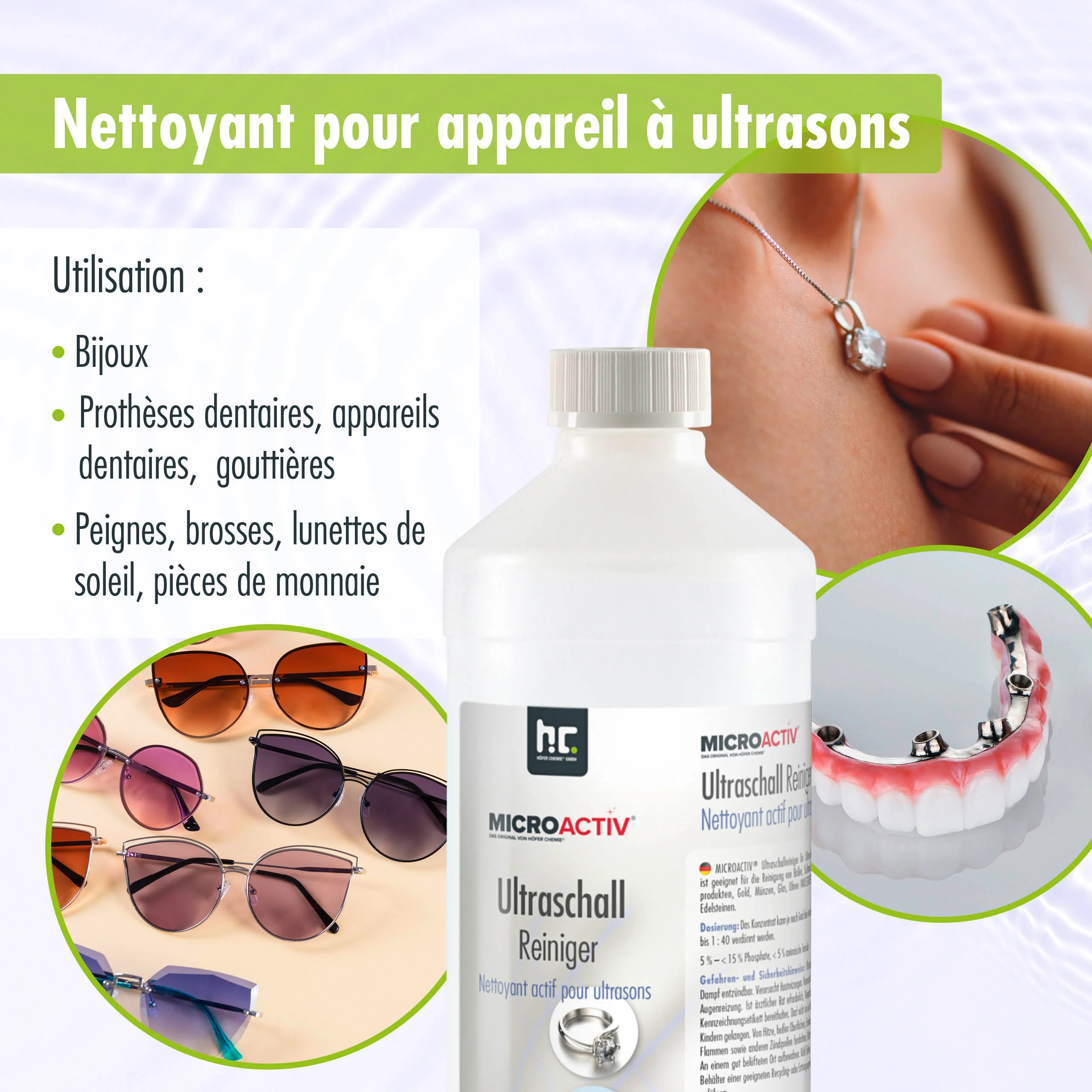 1 L Microactiv® Ultraschallreiniger Flüssig-Konzentrat für Ultraschallbad - Image 21