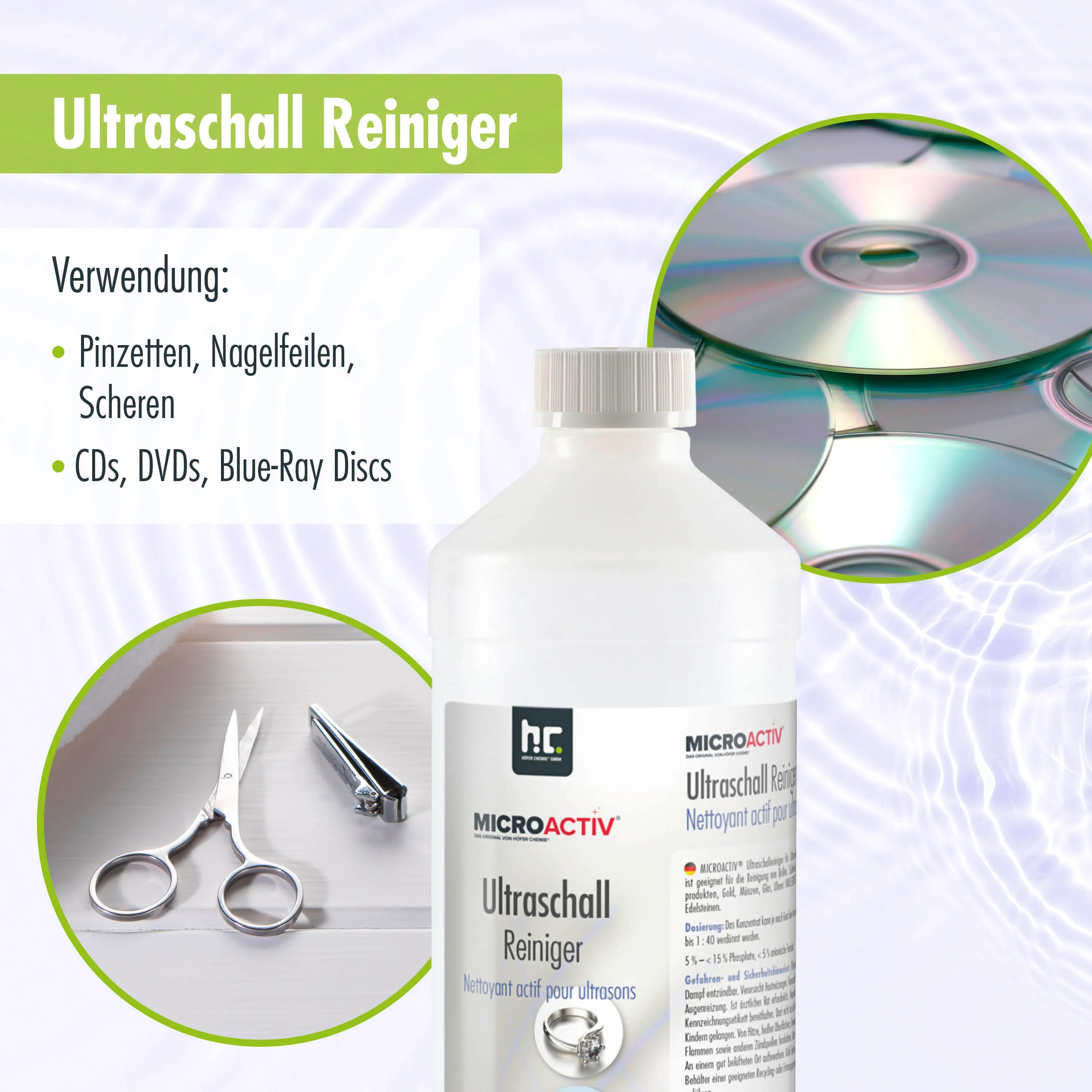 1 L Microactiv® Ultraschallreiniger Flüssig-Konzentrat für Ultraschallbad - Image 22