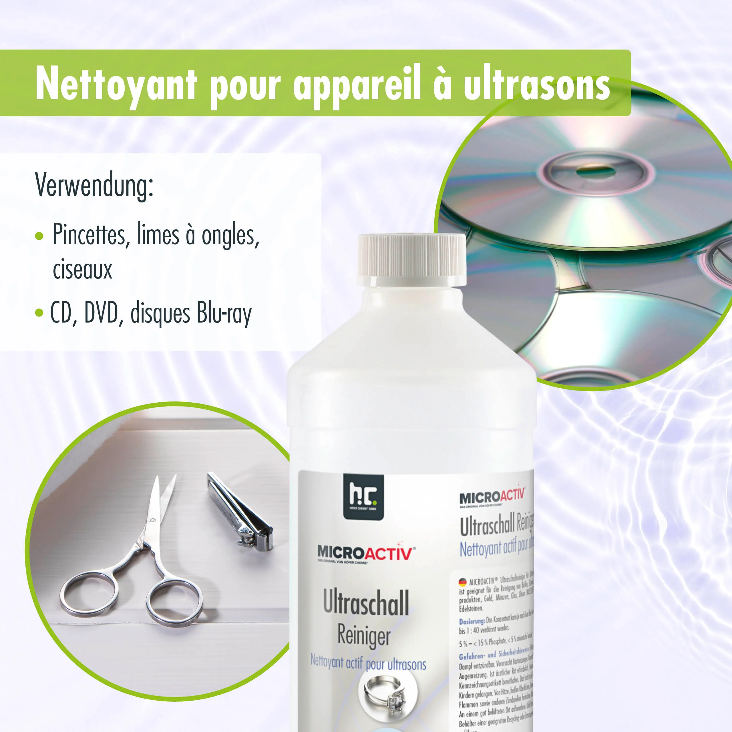 1 L Microactiv® Ultraschallreiniger Flüssig-Konzentrat für Ultraschallbad - Image 23