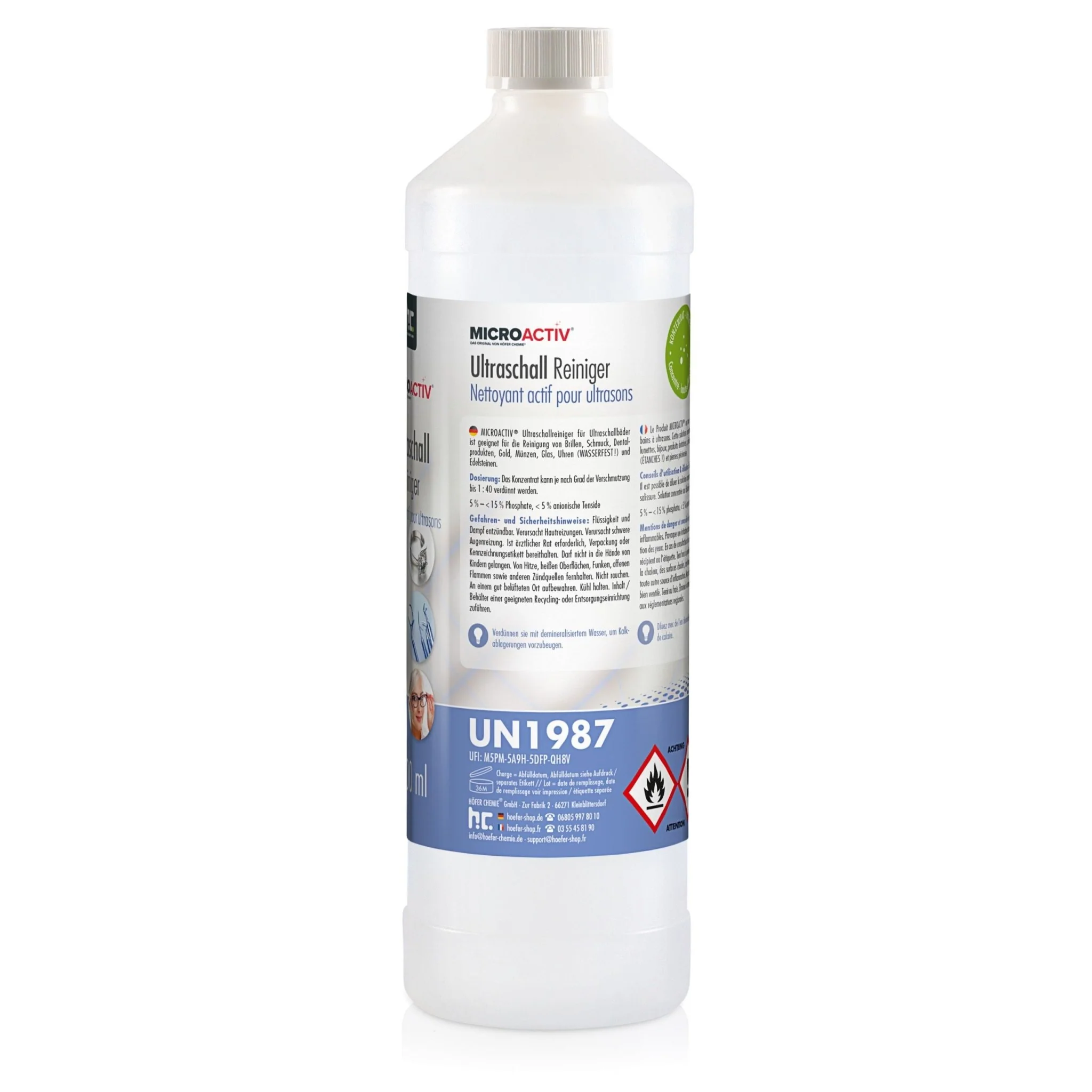 1 L Microactiv® Ultraschallreiniger Flüssig-Konzentrat für Ultraschallbad - Image 31