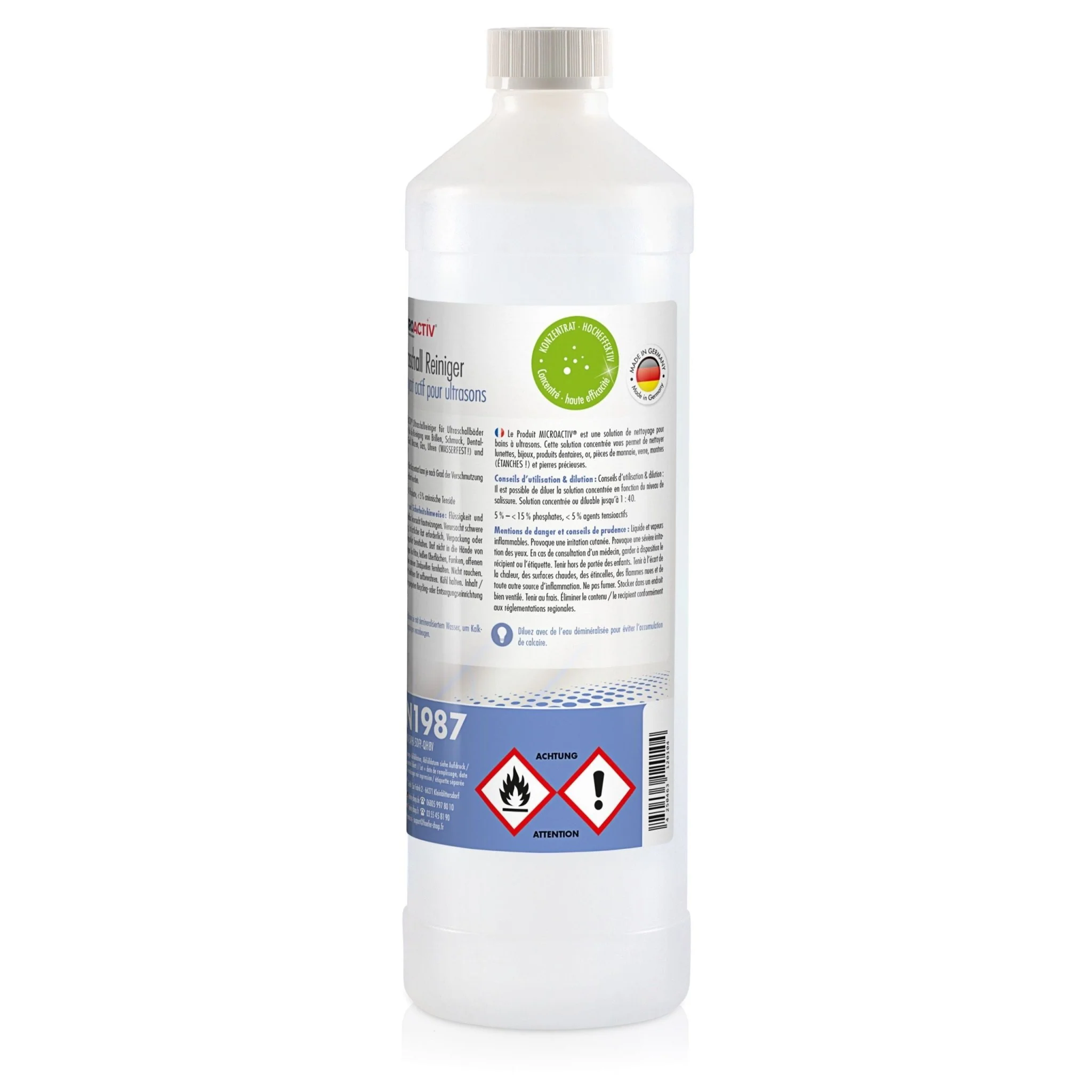 1 L Microactiv® Ultraschallreiniger Flüssig-Konzentrat für Ultraschallbad - Image 32