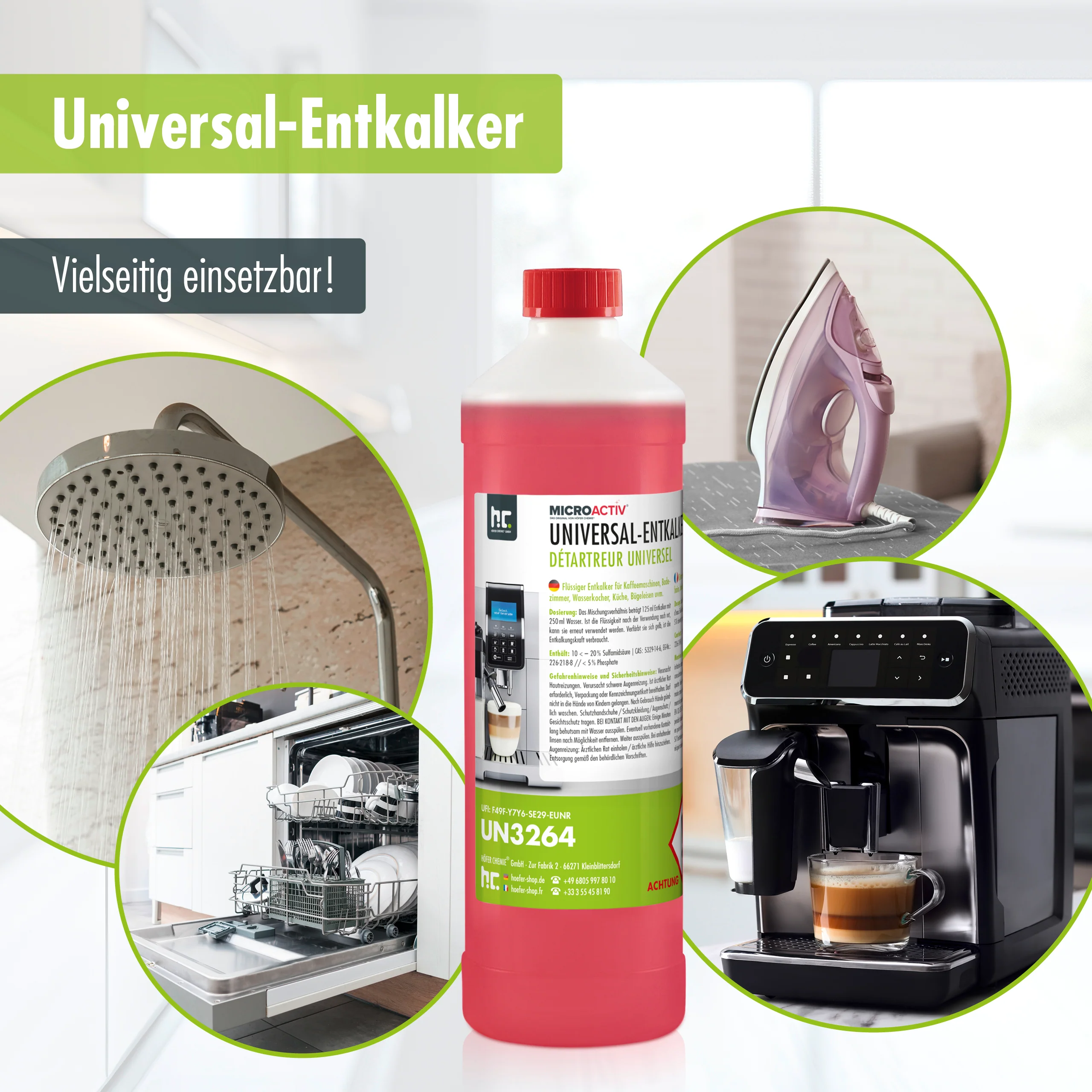 1 L Microactiv® Universal Entkalker mit Farbindikator - Image 5