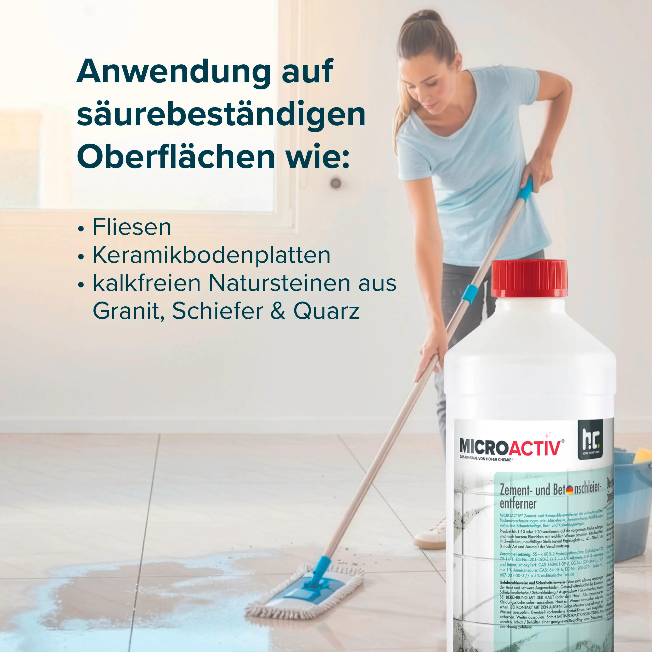 1 L Microactiv® Zement- und Betonschleierentferner in Flaschen - Image 4