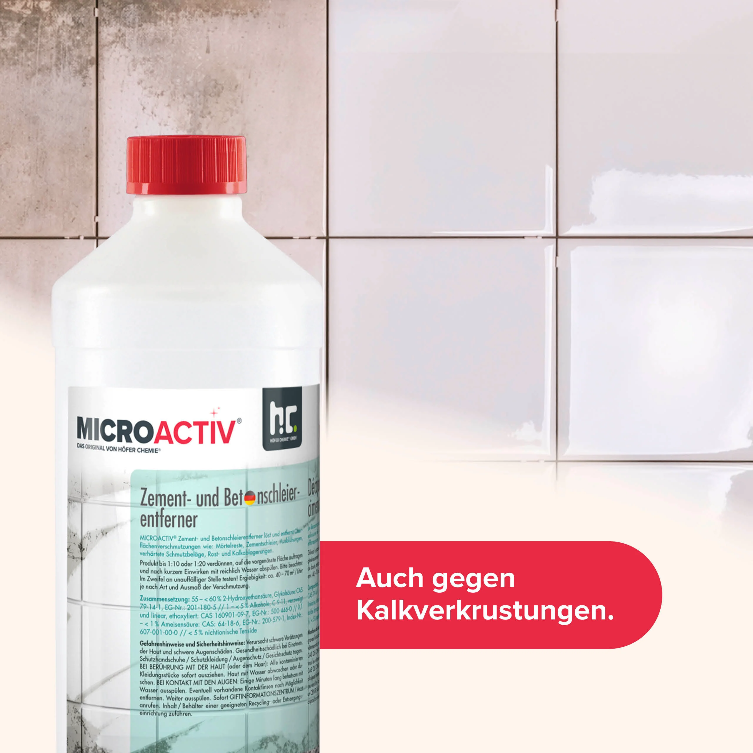 1 L Microactiv® Zement- und Betonschleierentferner in Flaschen - Image 5
