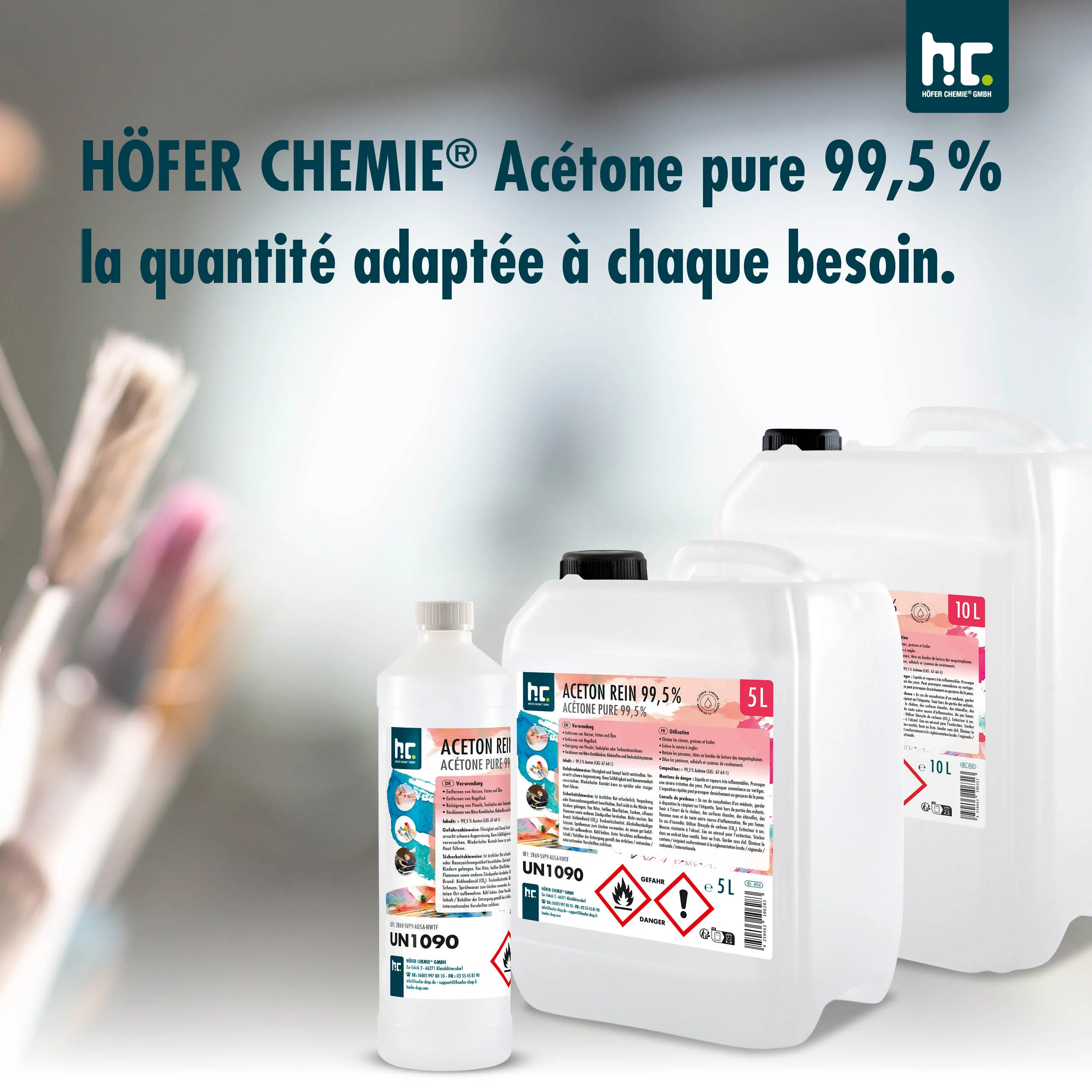 10 L Höfer Chemie® Aceton rein 99,5% in Kanister - Image 10