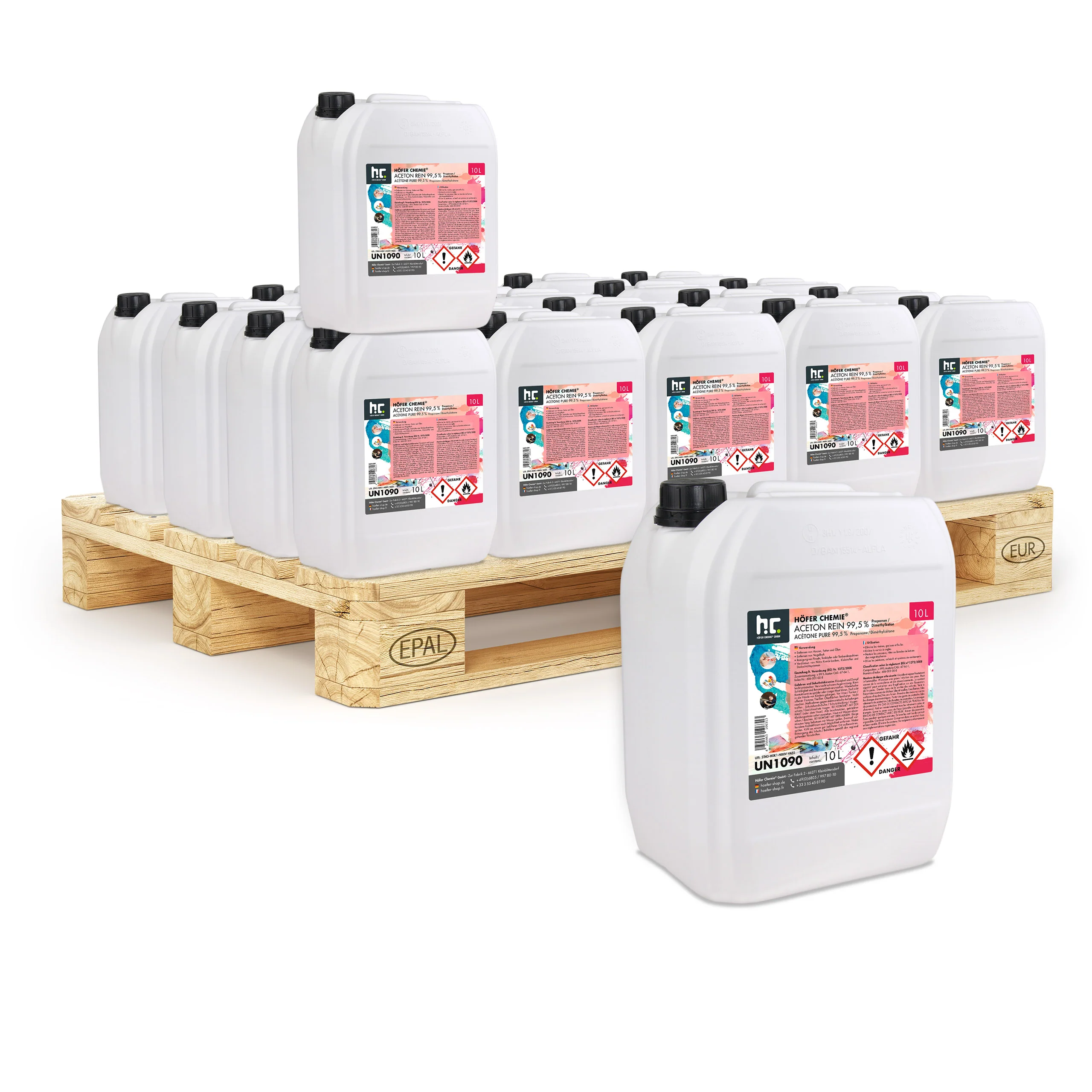 10 L Höfer Chemie® Aceton rein 99,5% in Kanister - Image 15