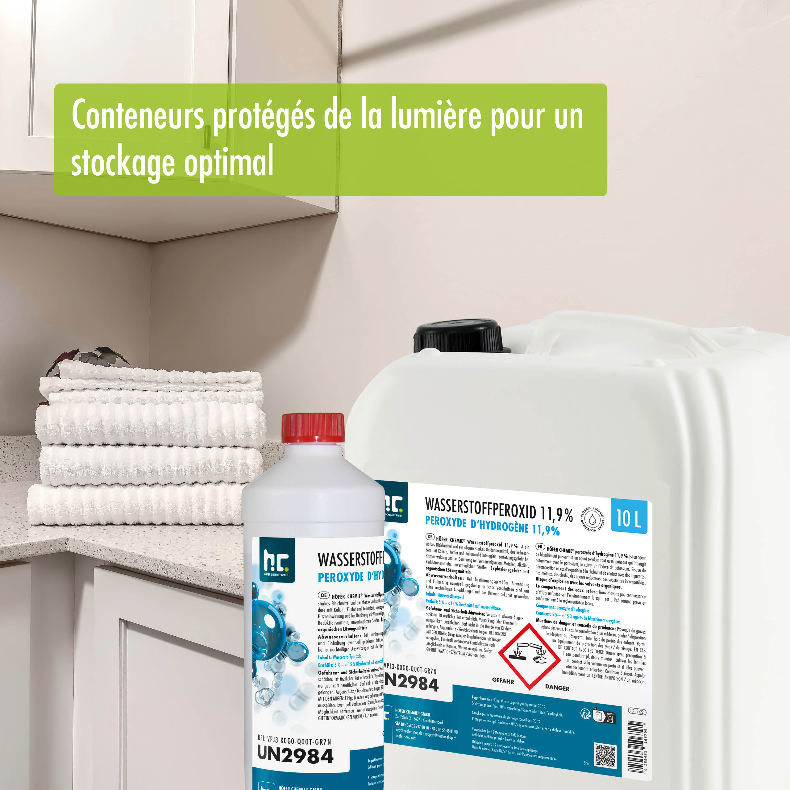 10 L Höfer Chemie® Wasserstoffperoxid 11,9% in Kanister - Image 10