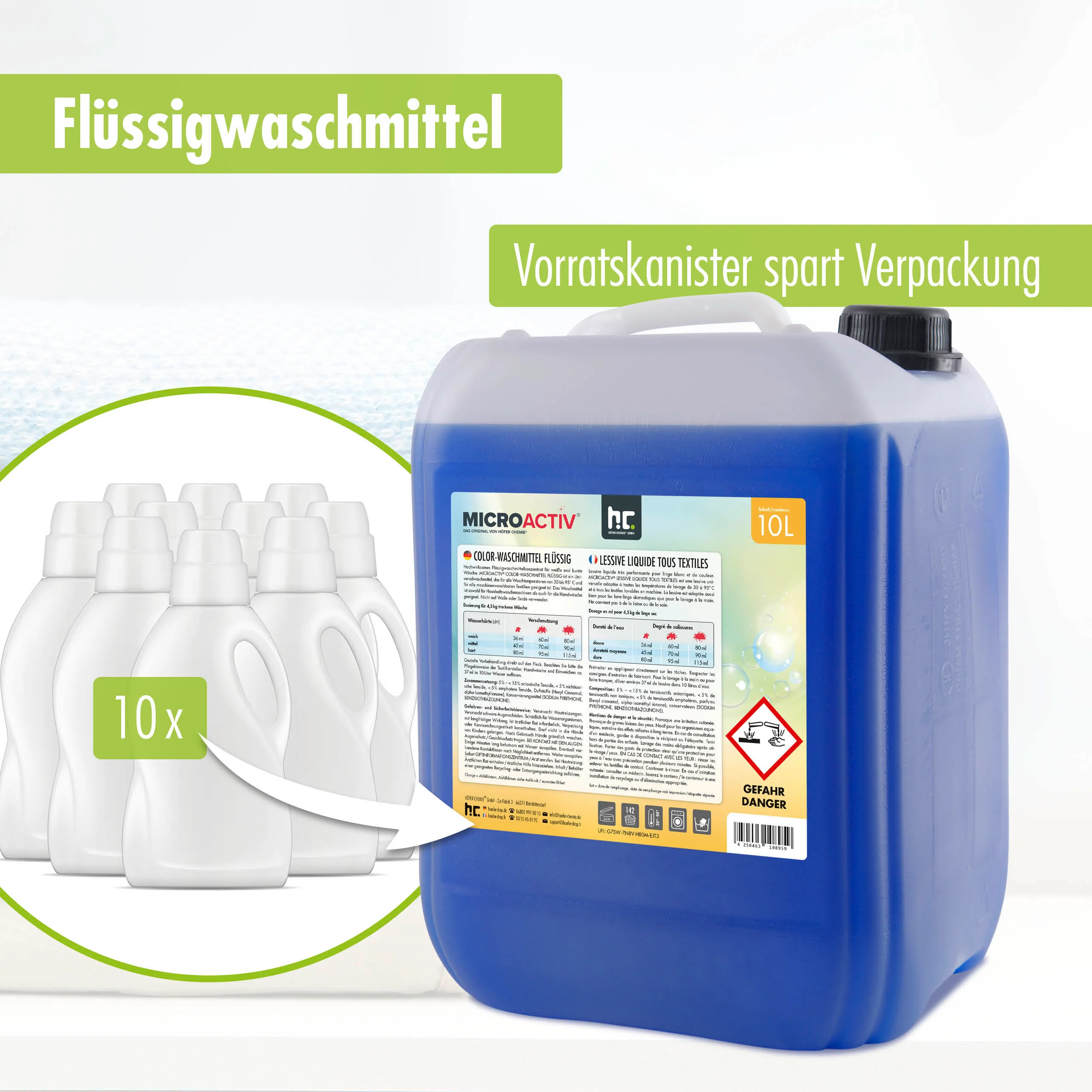 10 L Microactiv® Color Waschmittel flüssig - Image 12