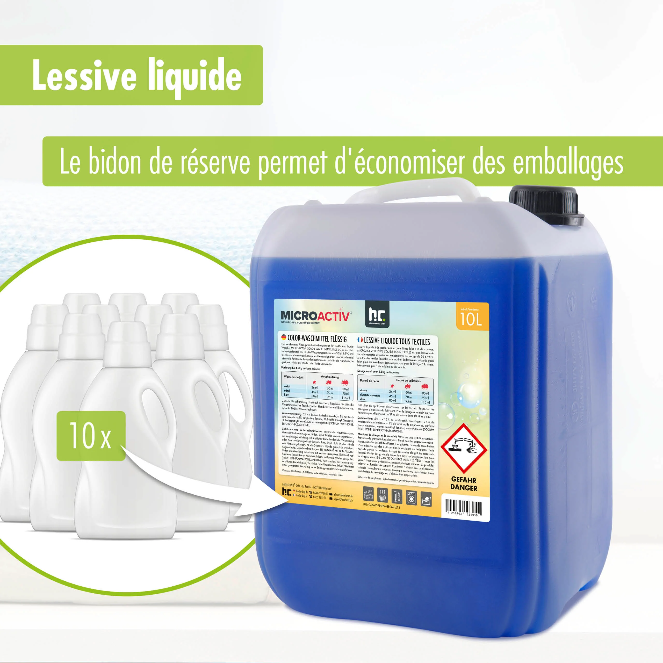 10 L Microactiv® Color Waschmittel flüssig - Image 13