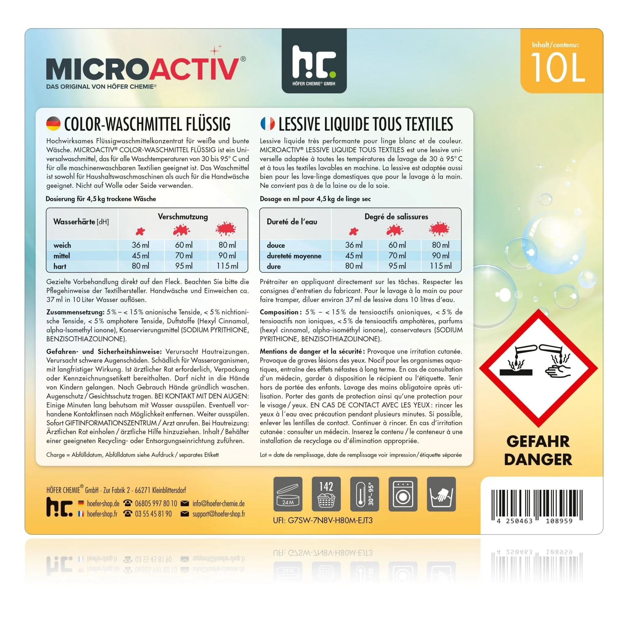 10 L Microactiv® Color Waschmittel flüssig - Image 14